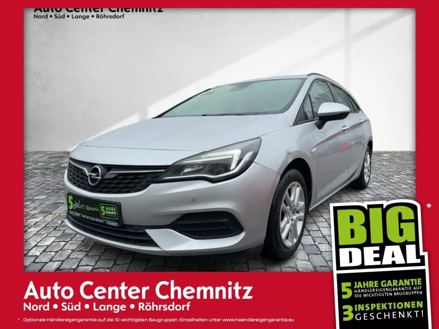 Opel Astra K ST 1.5 D Edition LED/Navi/SHZ/LHZ/PDC Plateado - 1