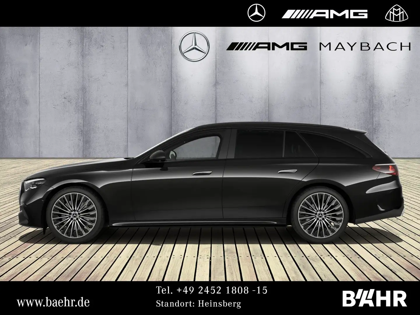 Mercedes-Benz E 220 E 220 d T AMG+Night/360°/AHK/Distronic/LMR-20" Schwarz - 2