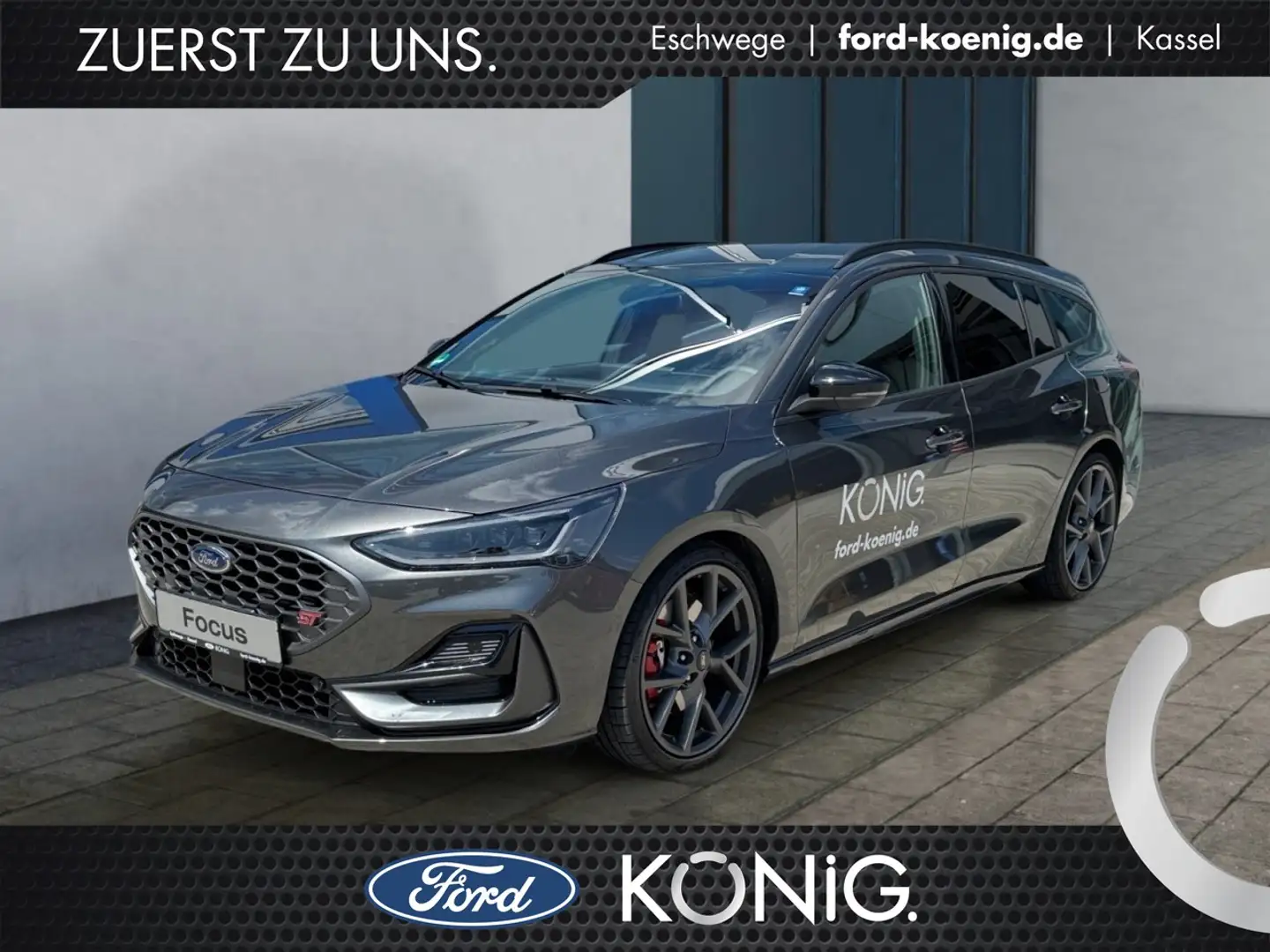 Ford Focus ST X 2.3 EB Aut.+Matrix-LED+AHK+B&O-Sound Klima Grau - 1