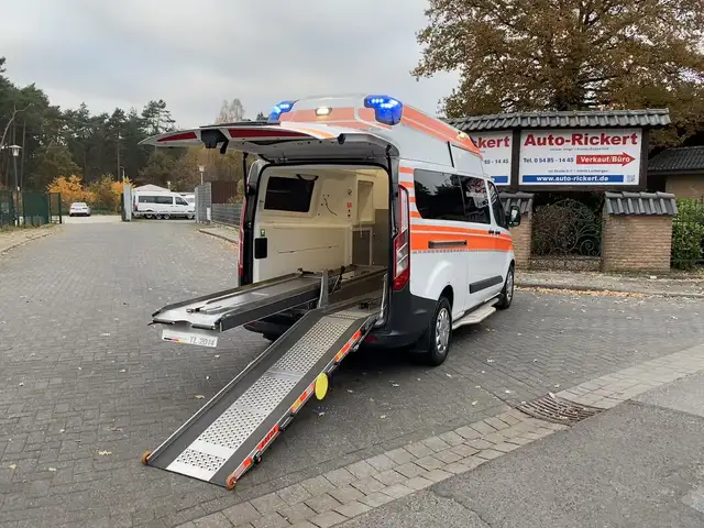 Ford Tourneo Custom L2 Trend, KTW, Tragetisch, Tragestuhlschine, ATM !