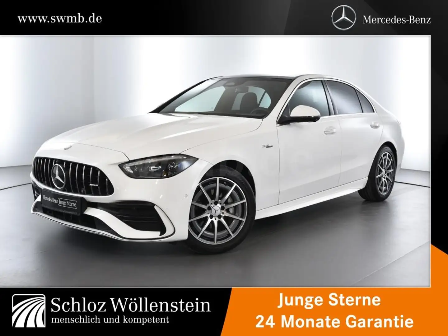 Mercedes-Benz C 43 AMG 4M DigitalLight/PanoD/Memory/Burm3D/HuD Fehér - 1