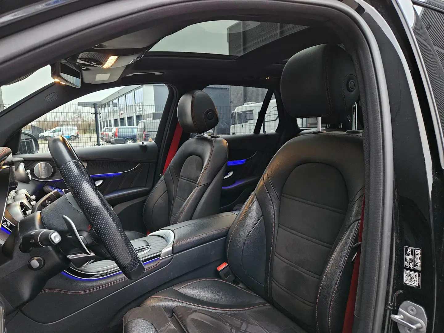 Mercedes-Benz GLC 43 AMG 4MATIC Panoramadak 360camera Burmester Memory HUD Noir - 2