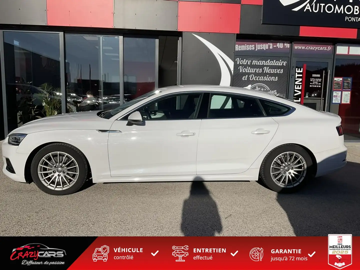 Audi A5 2.0 35 TDI 150 S-tronic Business line Blanc - 2