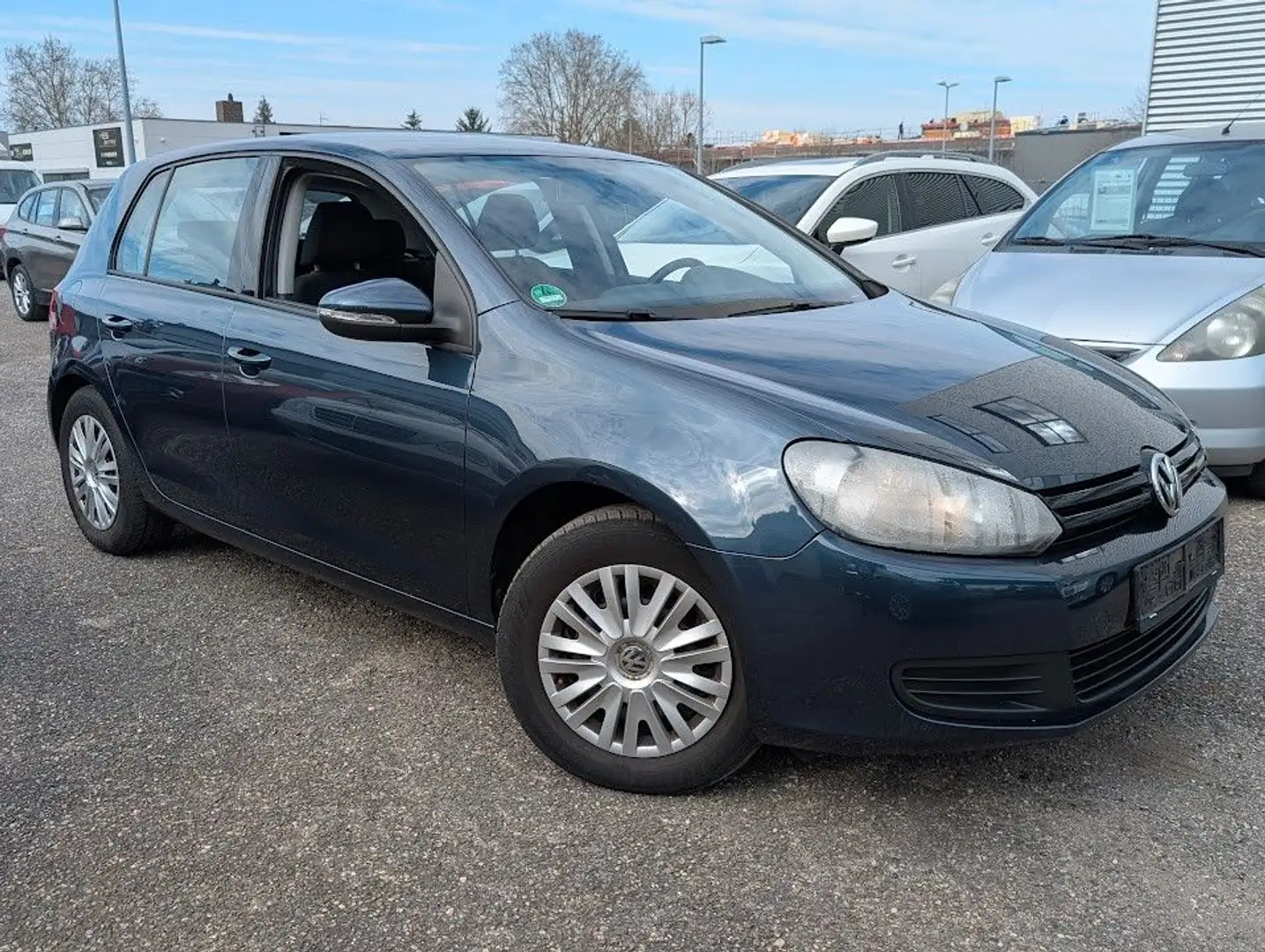 Volkswagen Golf VI Trendline Klima. 1 Hand Синий - 2