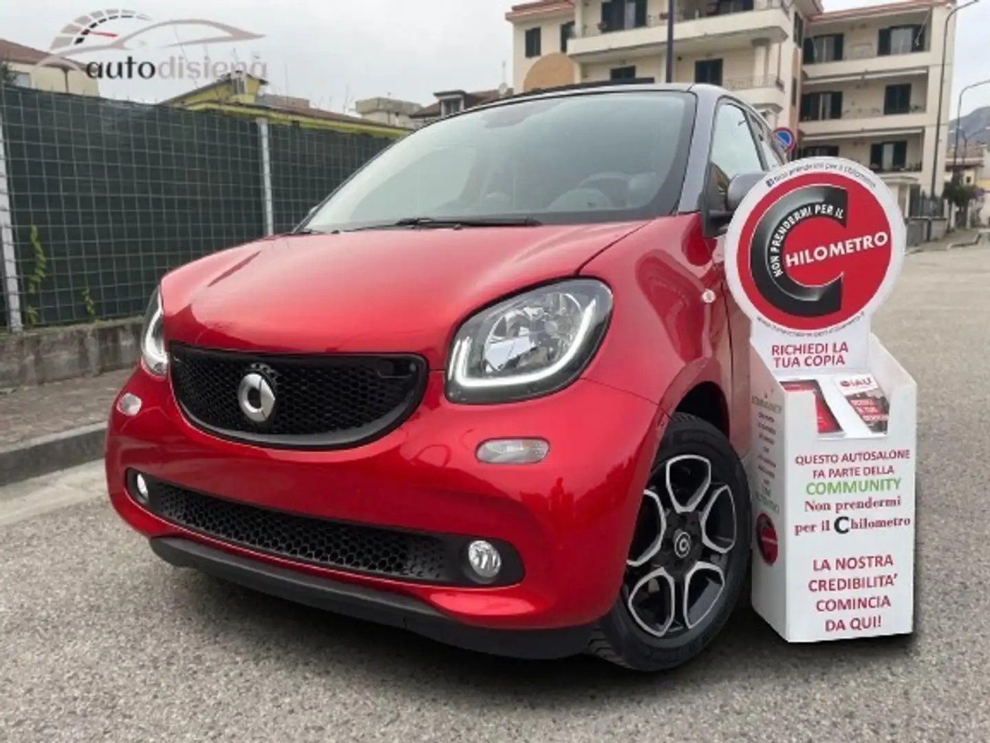 smart forFour 90 0.9 Turbo twinamic Passion CABRIO Rot - 1