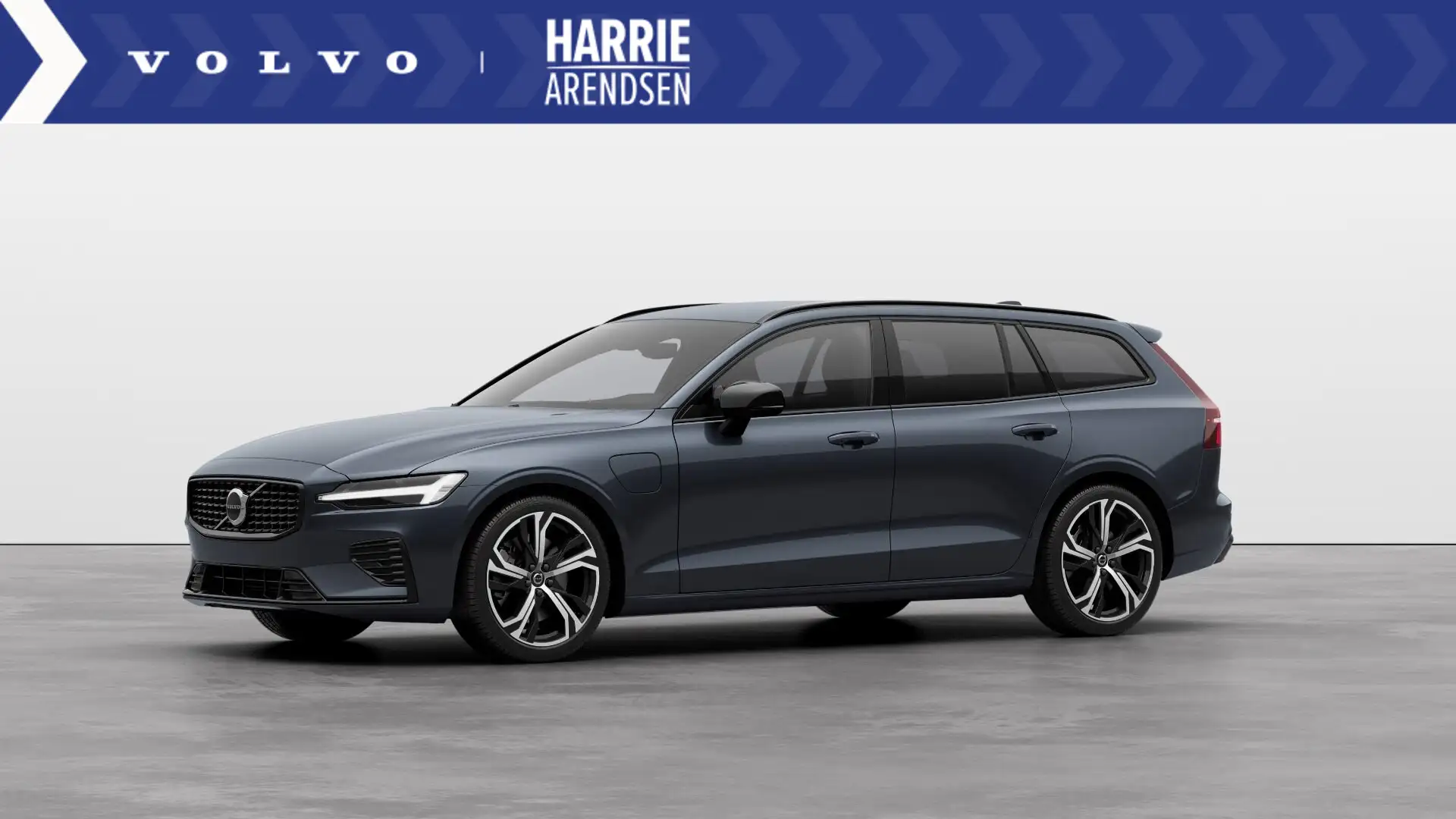 Volvo V60 2.0 T6 Plug-in hybrid AWD Plus Dark | Panoramadak Blauw - 1