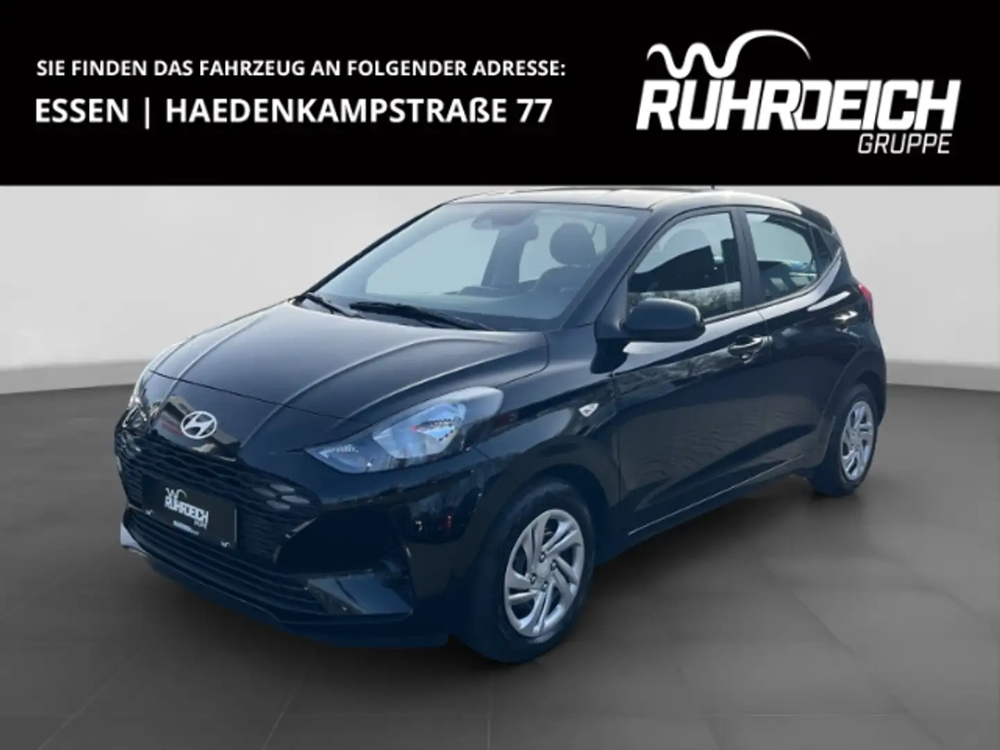 Hyundai i10 1.2 +CARPLAY+SHZ+KAMERA+LHZ+KLIMA-AT+ Schwarz - 1