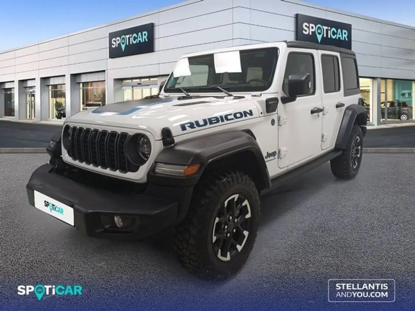 Jeep Wrangler 2.0 280kW (380CV) 8ATX E6D Rubicon Blanco - 1