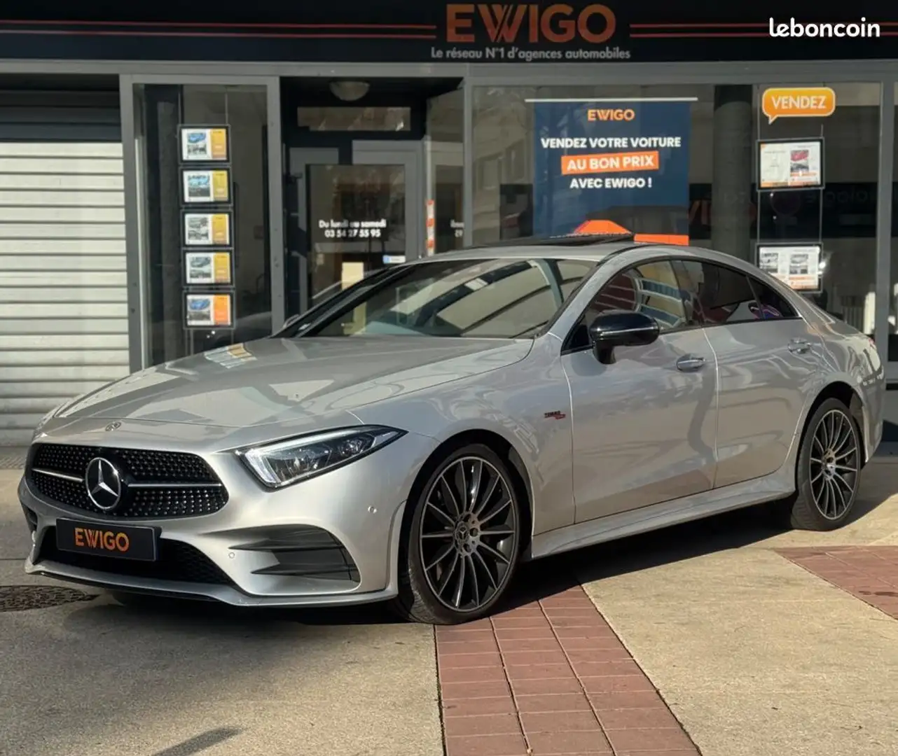Mercedes-Benz CLS Classe 400d 340ch amg line plus 4matic 9g-tronic Gris - 1