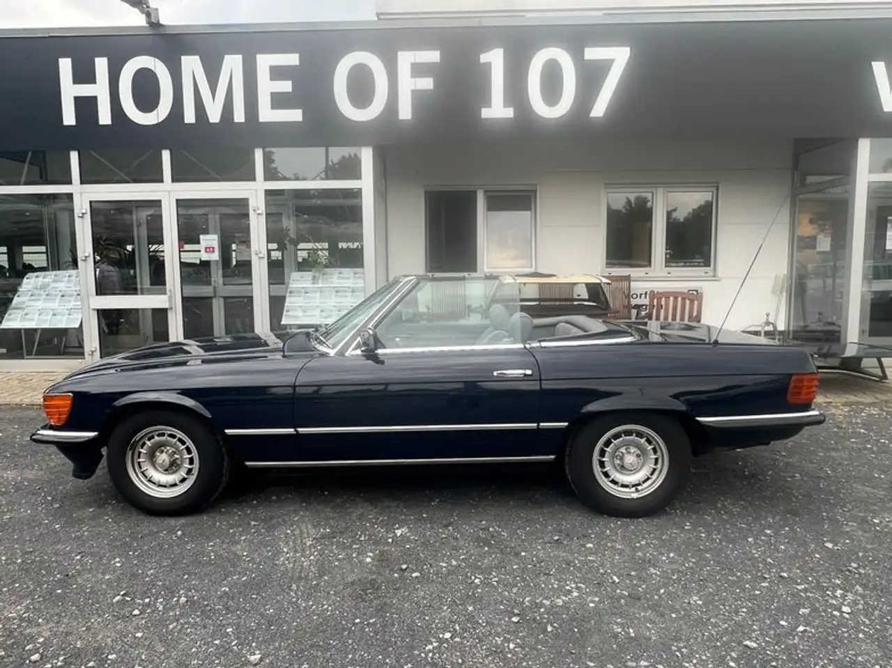 Mercedes-Benz SL 500 Dunkelblau / Leder Grau / Deutsch, foto 1