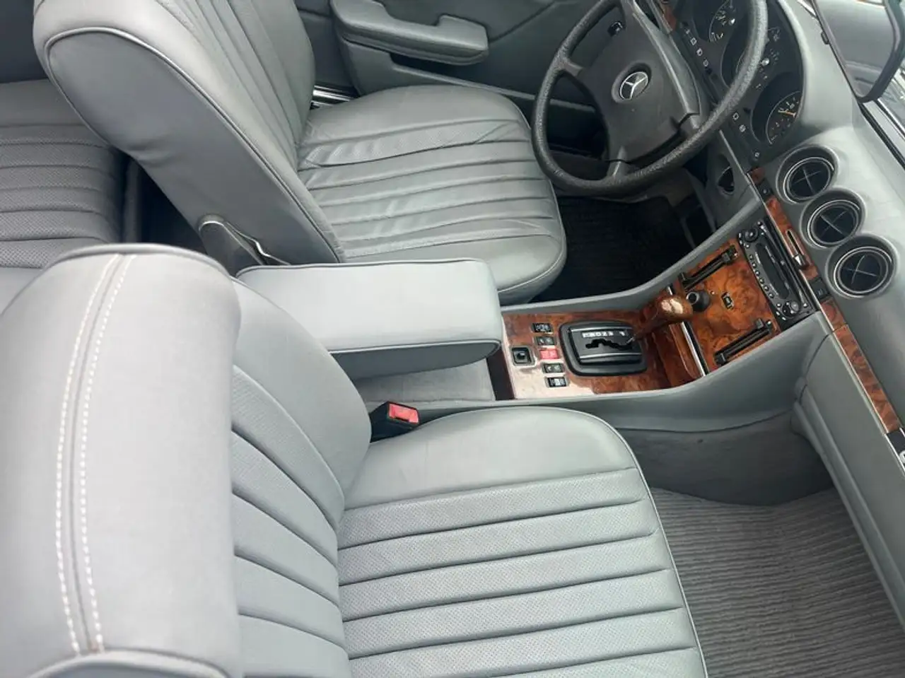 Mercedes-Benz SL 500 Dunkelblau / Leder Grau / Deutsch, foto 10