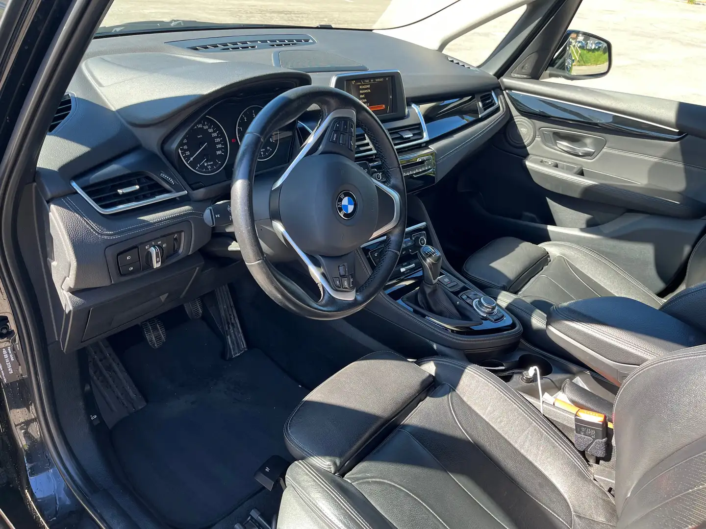 BMW 216 Serie 2 F46 216d Gran Tourer Sport 7 posti Full Op Nero - 2