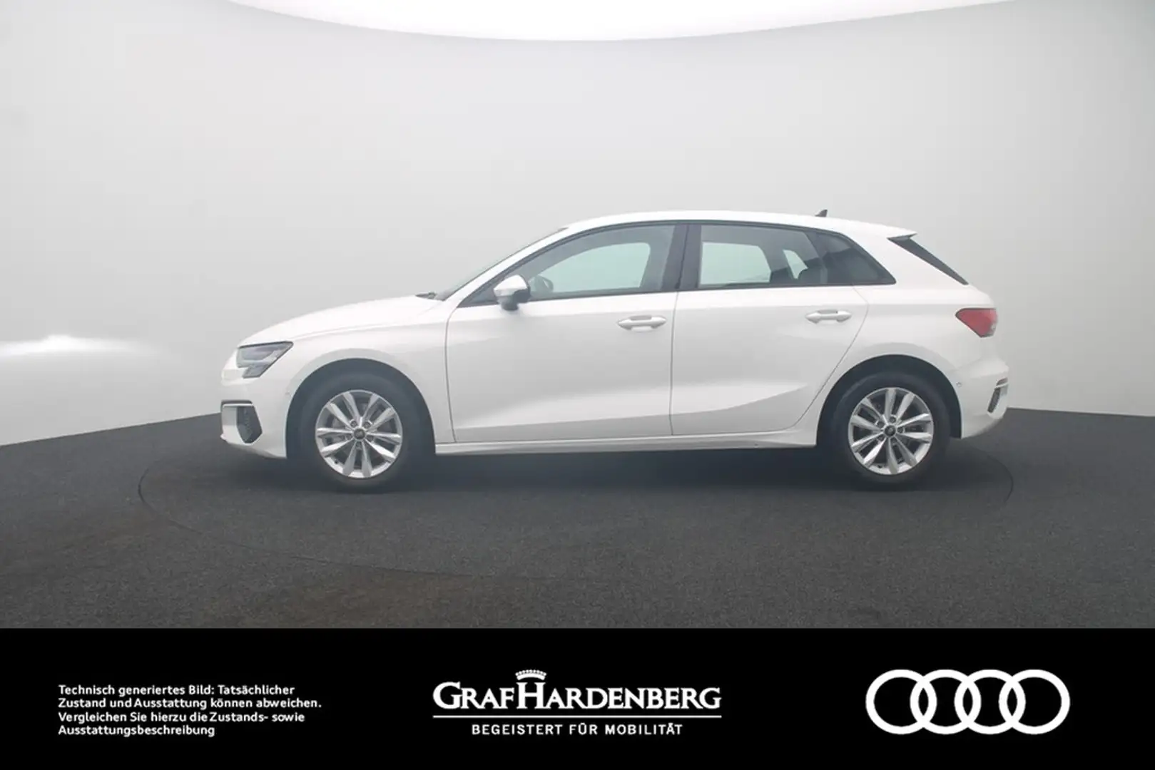 Audi A3 Sportback 30 TFSI . Virt.Cockpit Navi SZH Blanc - 2