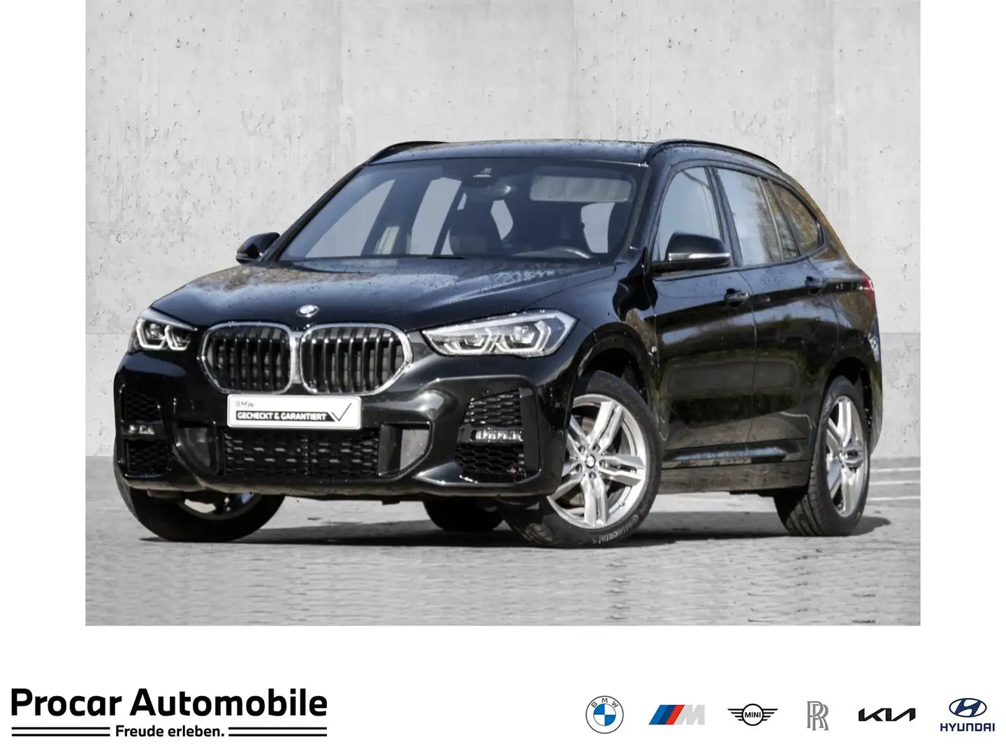 BMW X1 sDrive20i M SPORT+LED+SHZ+AUT+NAVI Zwart - 1