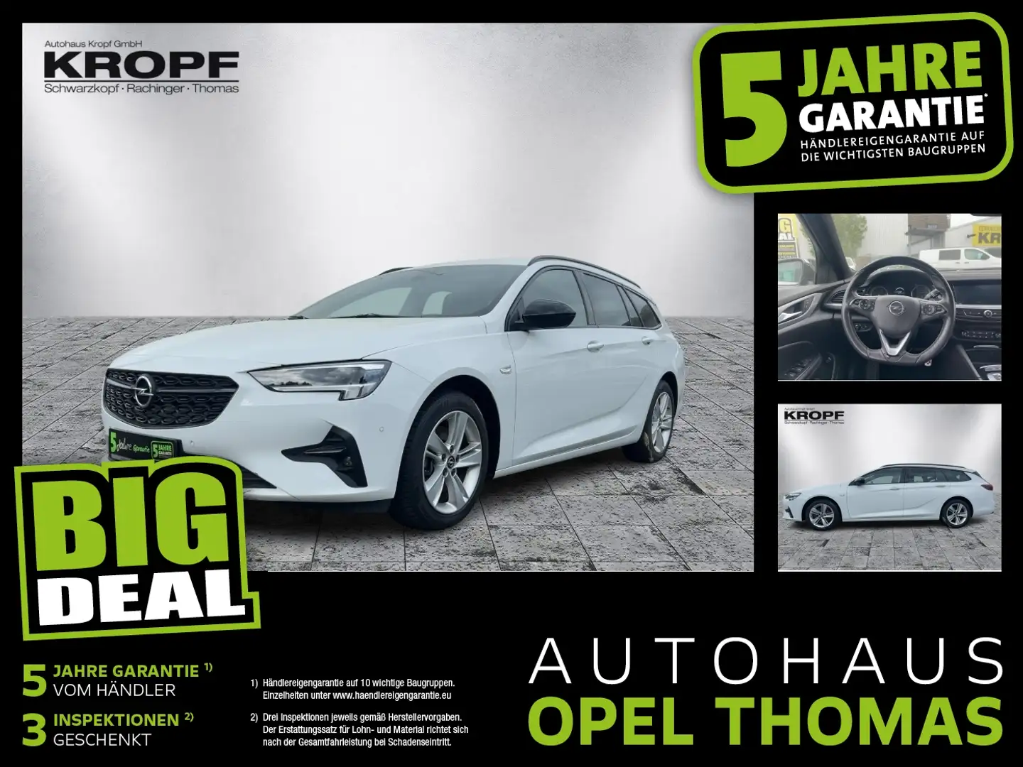 Opel Insignia B ST 2.0 CDTI Ultimate ACC schw. AHK PDC Weiß - 1
