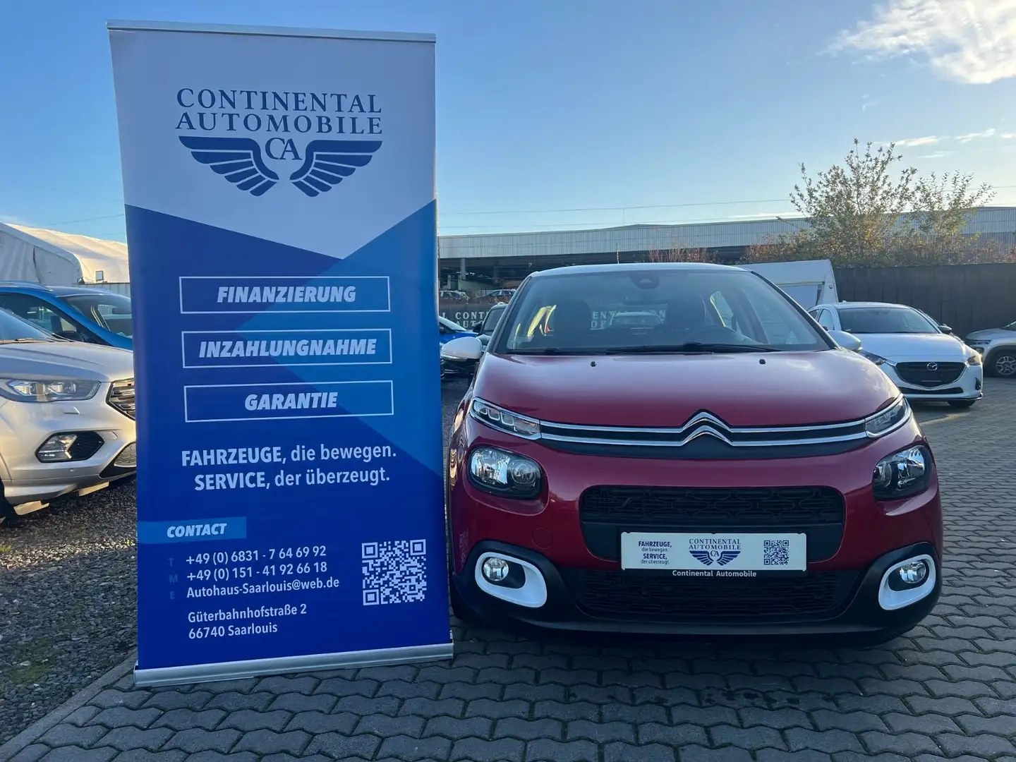 Citroen C3 Shine SHZ,R-KAMARER:NAVI Rouge - 1