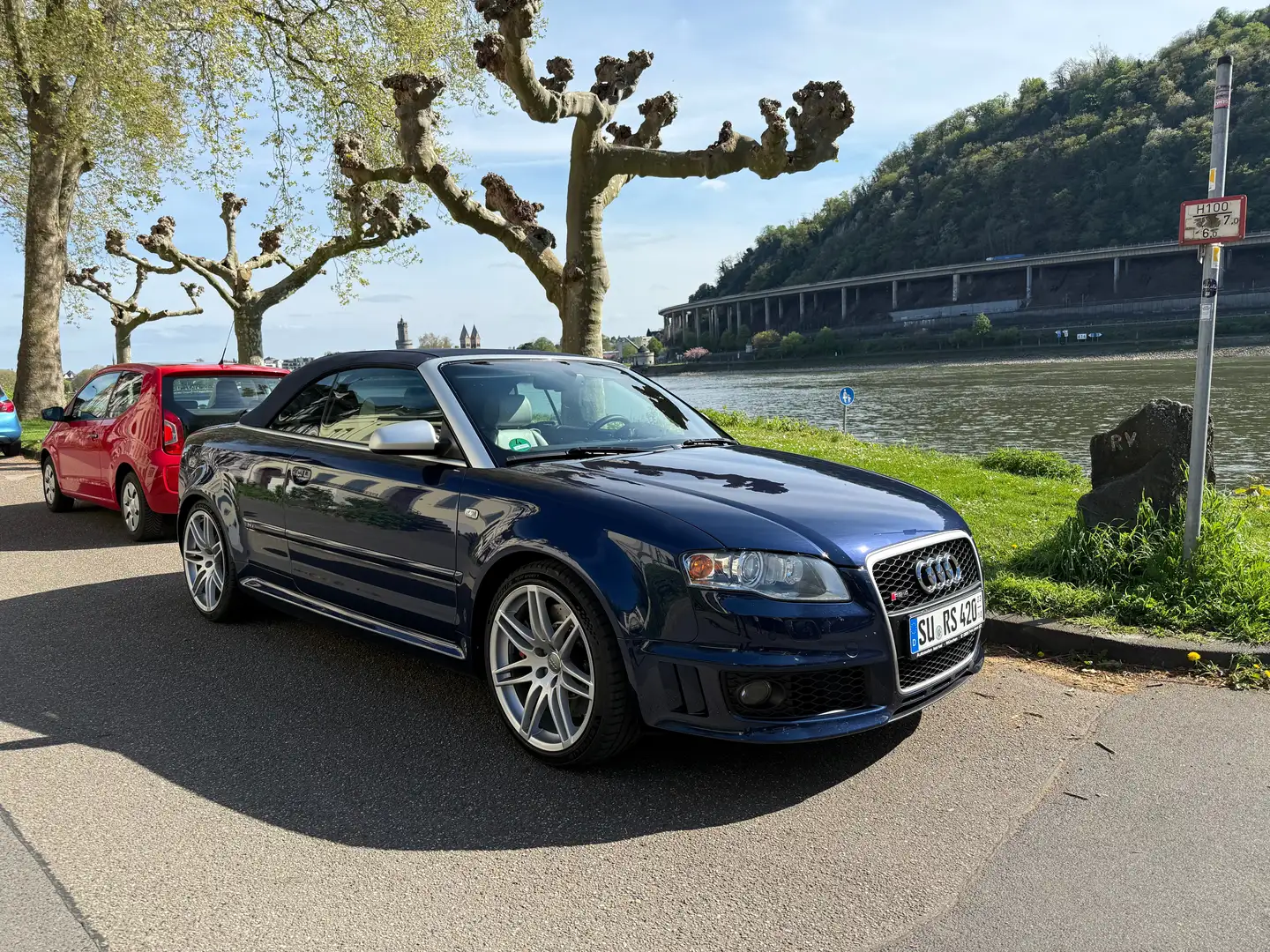 Audi RS4 RS4 Cabrio **NEUWERTIG**ORIGINAL**HISTORIE**TOPP** Modrá - 2