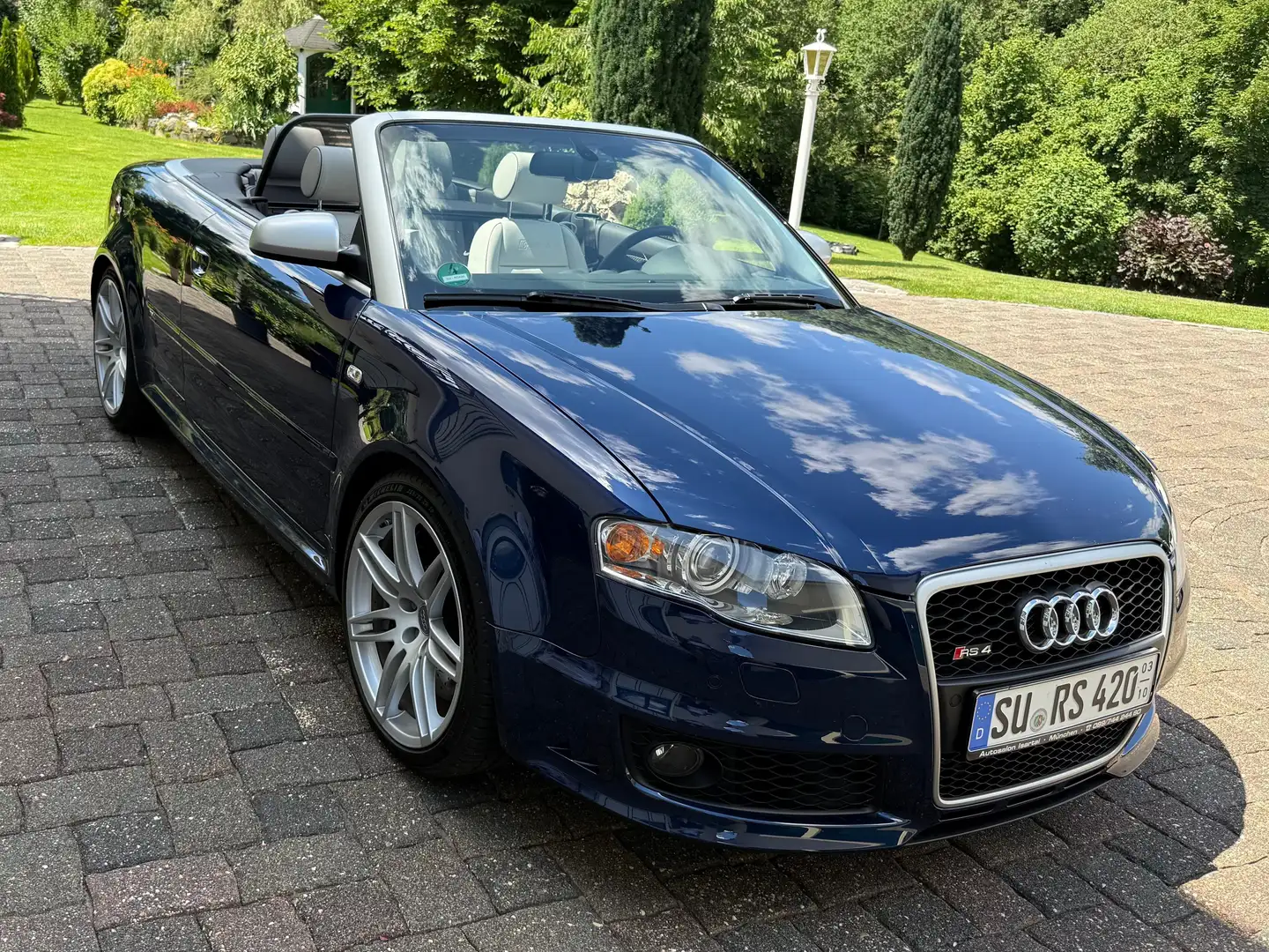 Audi RS4 Cabrio **NEUWERTIG**ORIGINAL**HISTORIE**WERTIG+*** Blau - 1