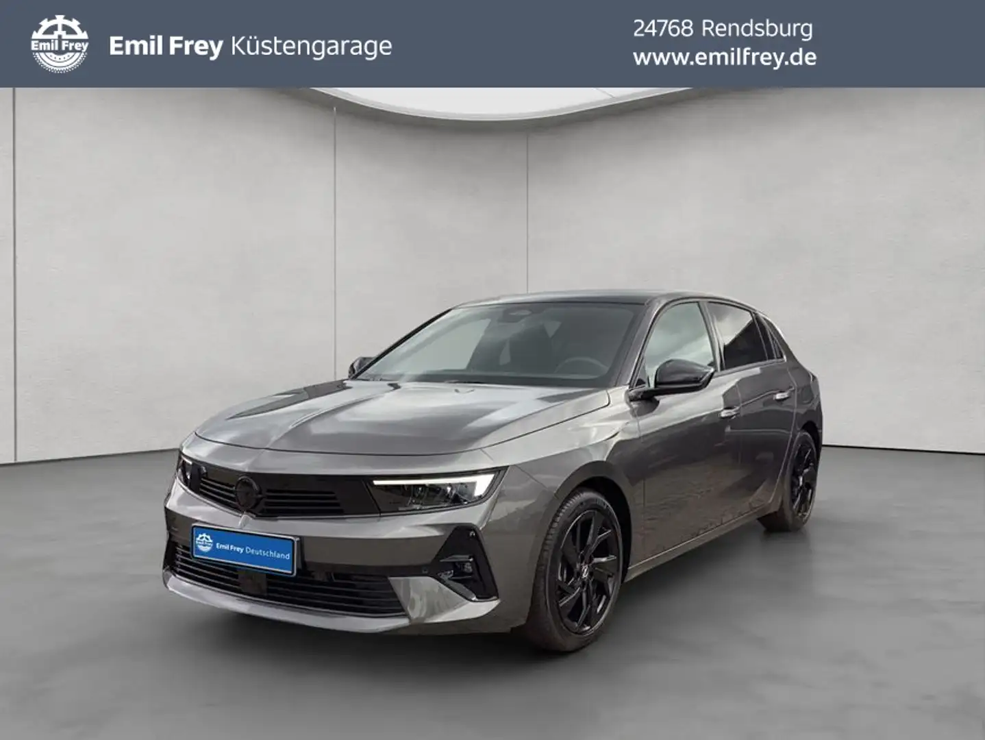 Opel Astra 1.2 Turbo Automatik GS LED AHK NAVI Grau - 1