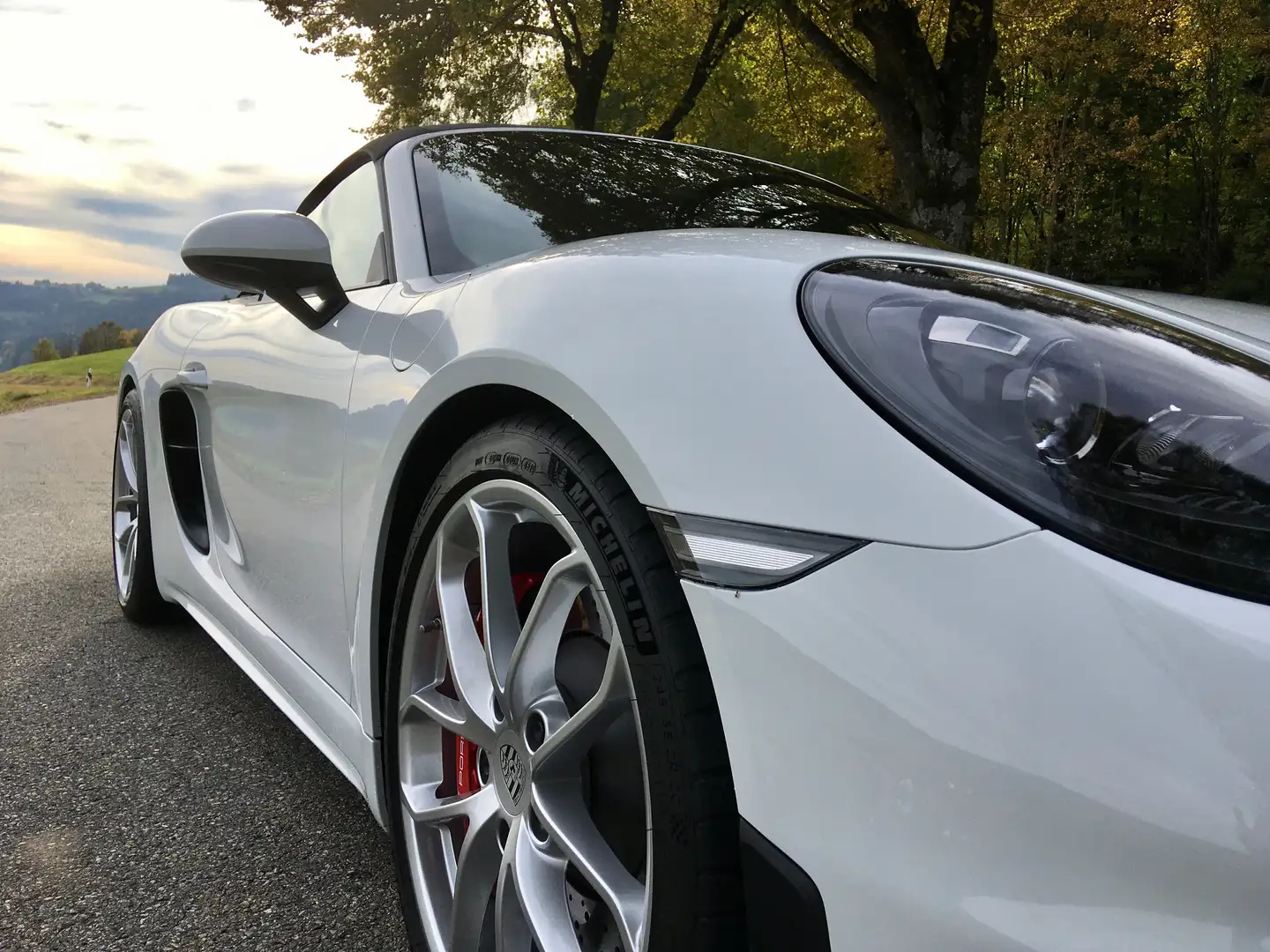 Porsche 718 Spyder 718 Spyder PDK Top Sammlerfahrzeug Neuzustand Білий - 2