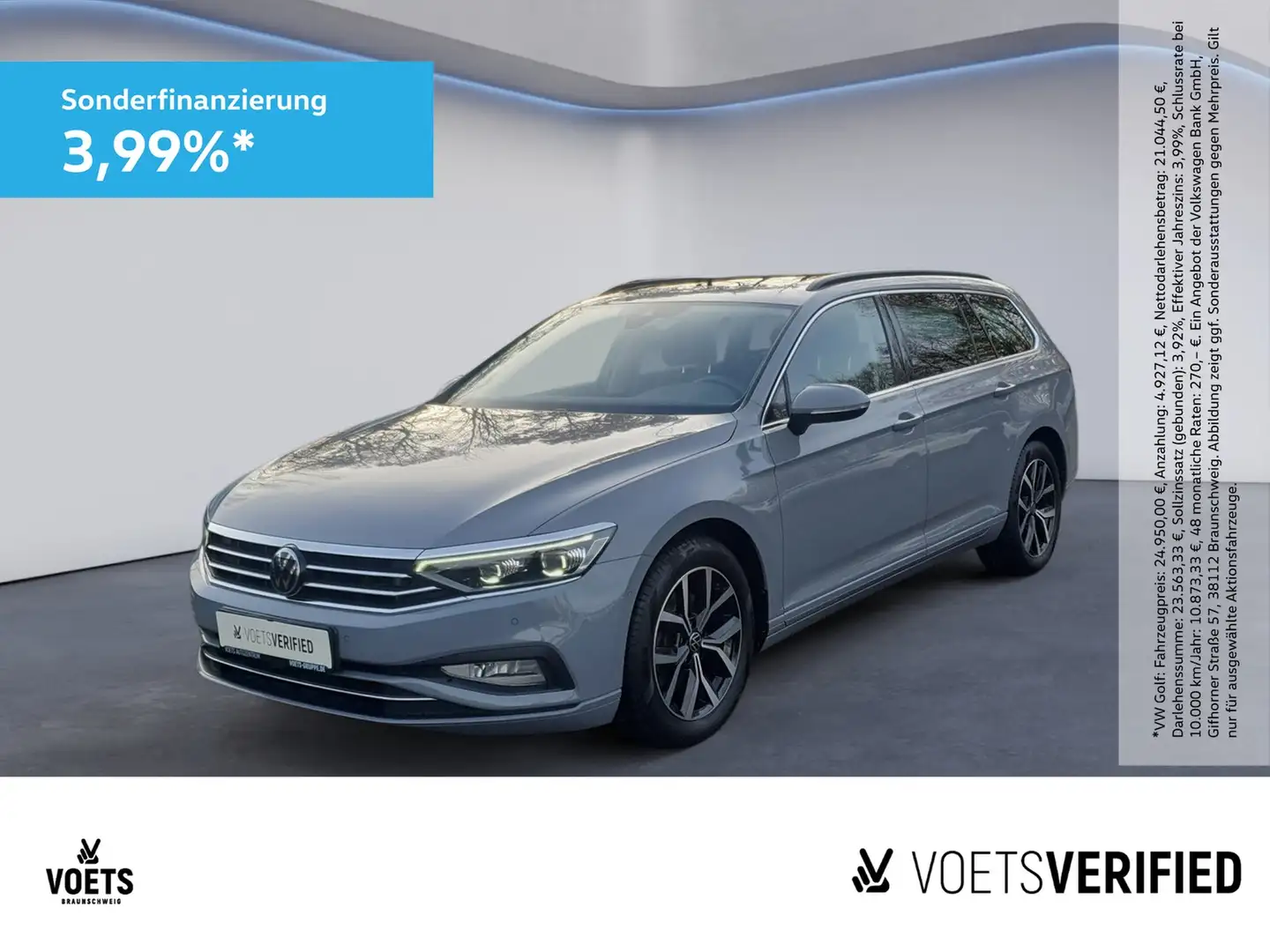 Volkswagen Passat Variant Business 2.0 TDI DSG PANO+NAVI+RearView Grau - 1