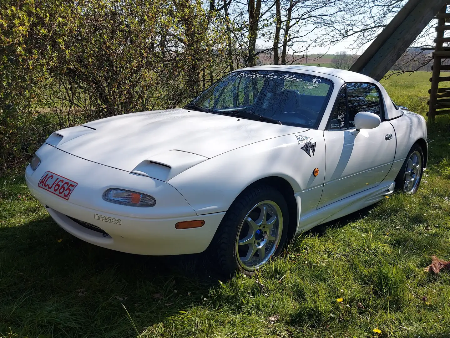 Mazda MX-5 NA Blanc - 1