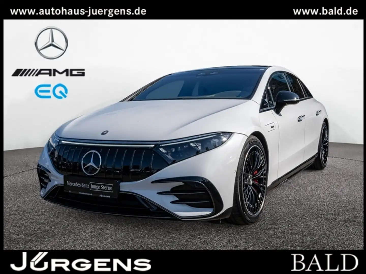 Mercedes-Benz EQS 53 4M+ Pano/Burm/Hyper/Sitzklima/DIGITAL Blanc - 1