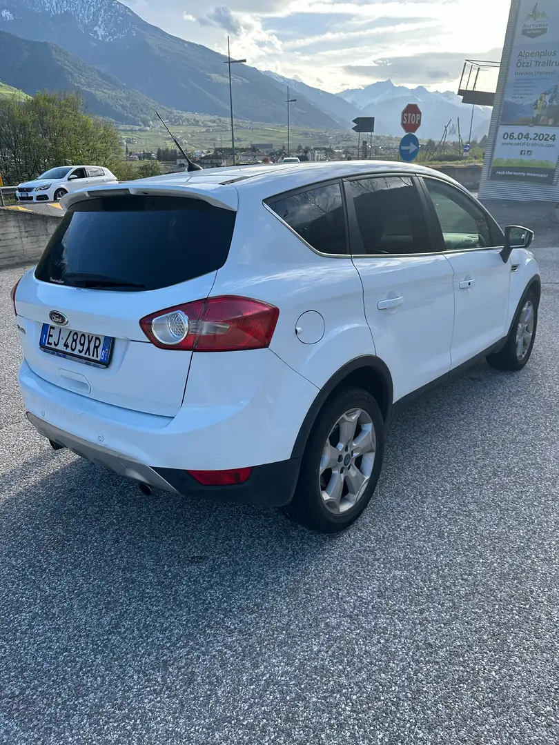 Ford Kuga 2.0 tdci + 4wd 163cv Bianco - 1