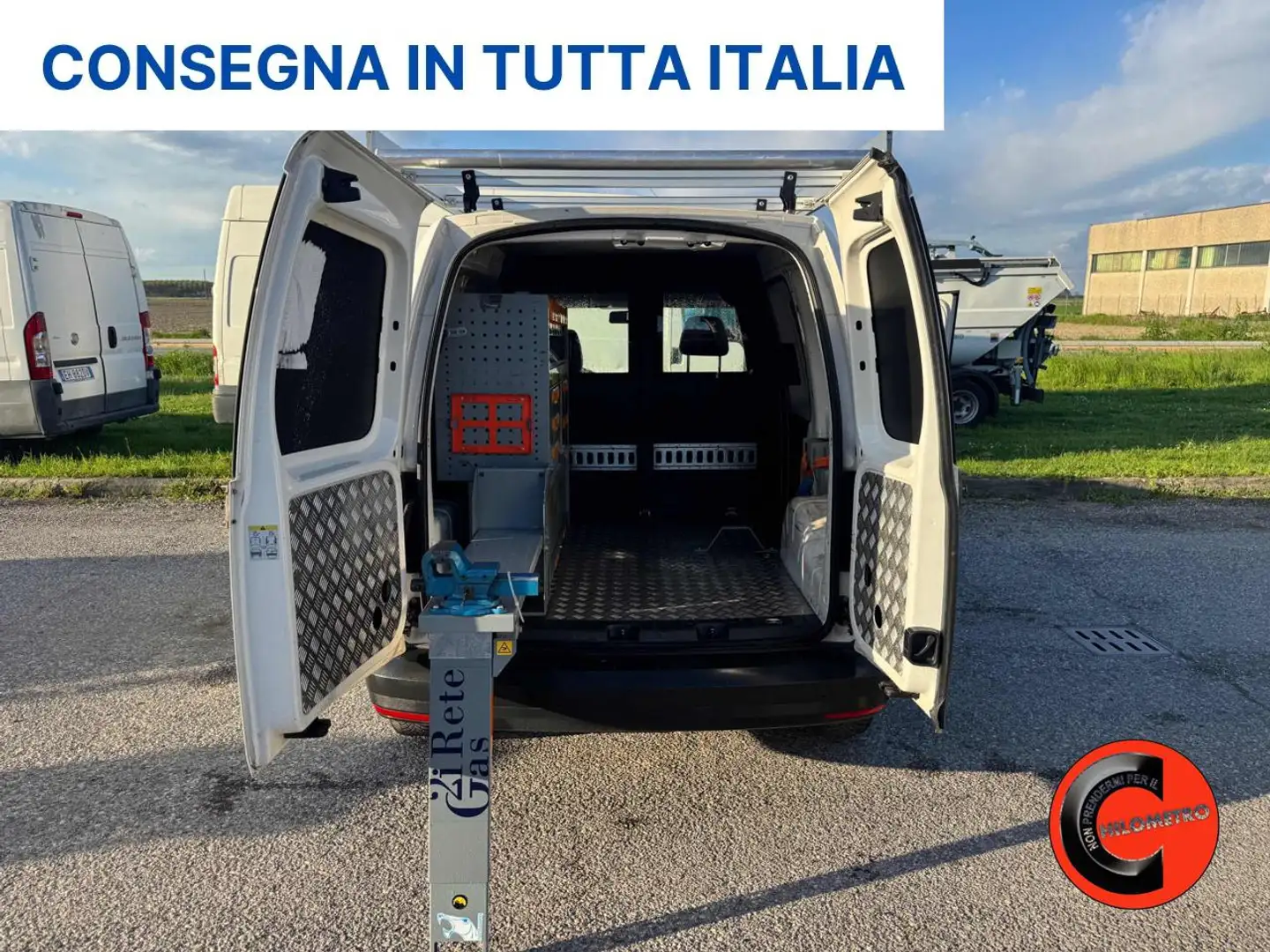 Volkswagen Caddy 2.0 TDI 122CV E6 4X4-OFFICINA MOBILE+PORTAPACCHI- Bianco - 2