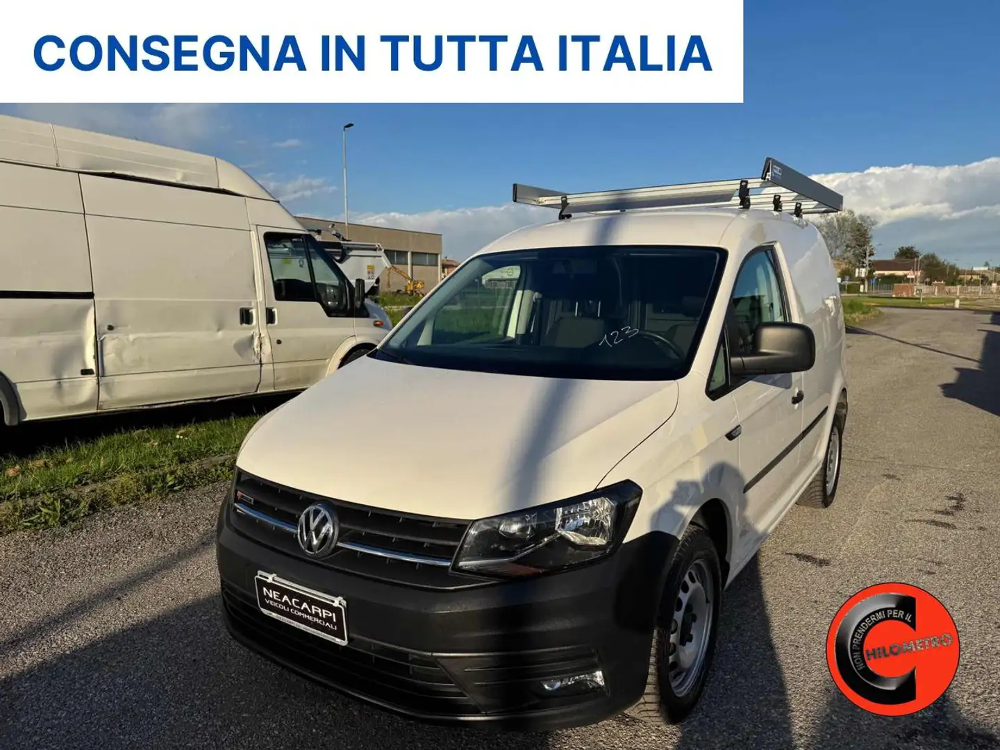 Volkswagen Caddy 2.0 TDI 122CV E6 4X4-OFFICINA MOBILE+PORTAPACCHI- Bianco - 1