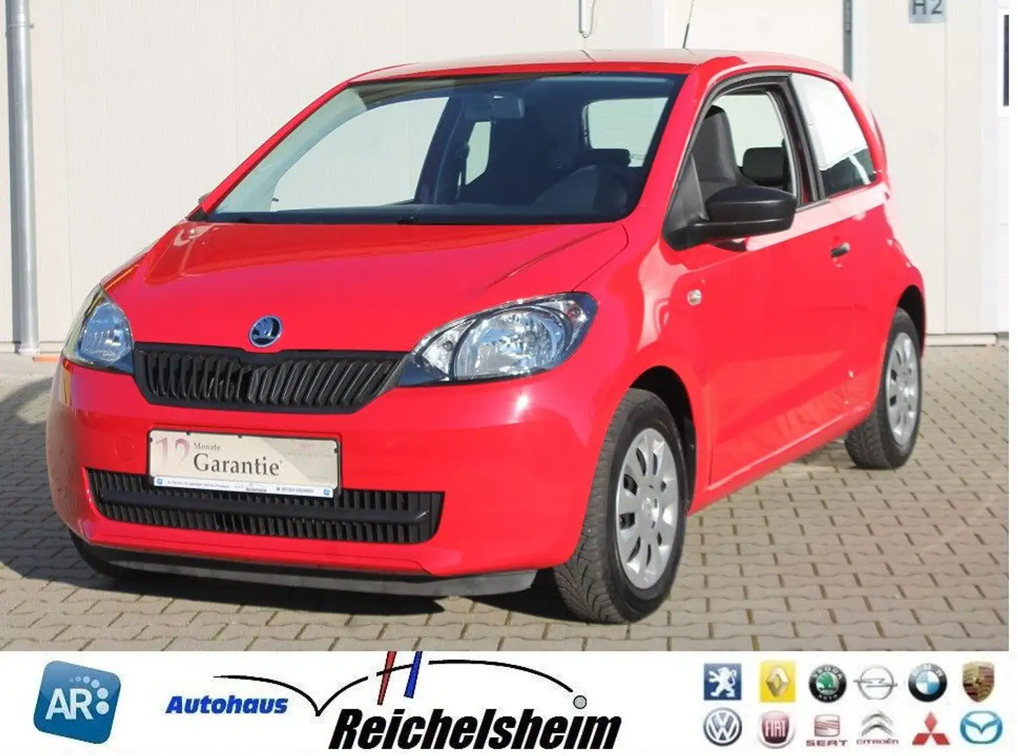 Skoda Citigo Tüv/Au+Insp.neu, wenig Km,gepfl.,Finanz. Rot - 1