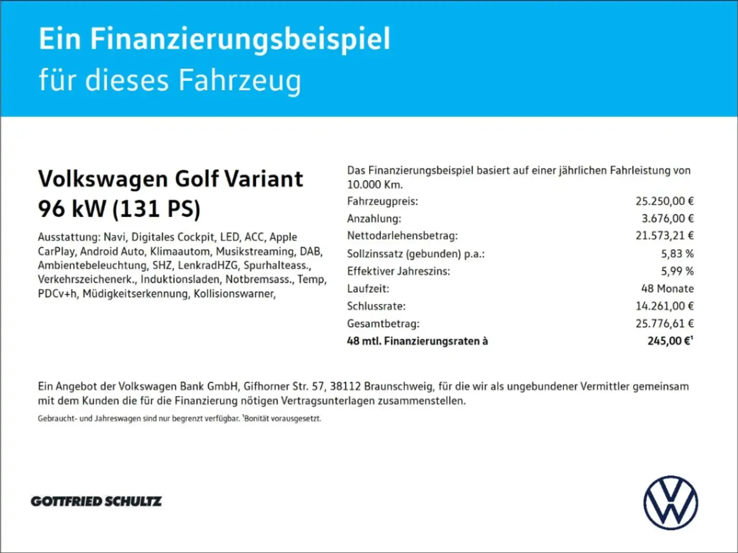Volkswagen Golf Variant VIII LIFE eTSI DSG NAVI SITZHEIZUNG EINPARKHILFE L Blau - 2