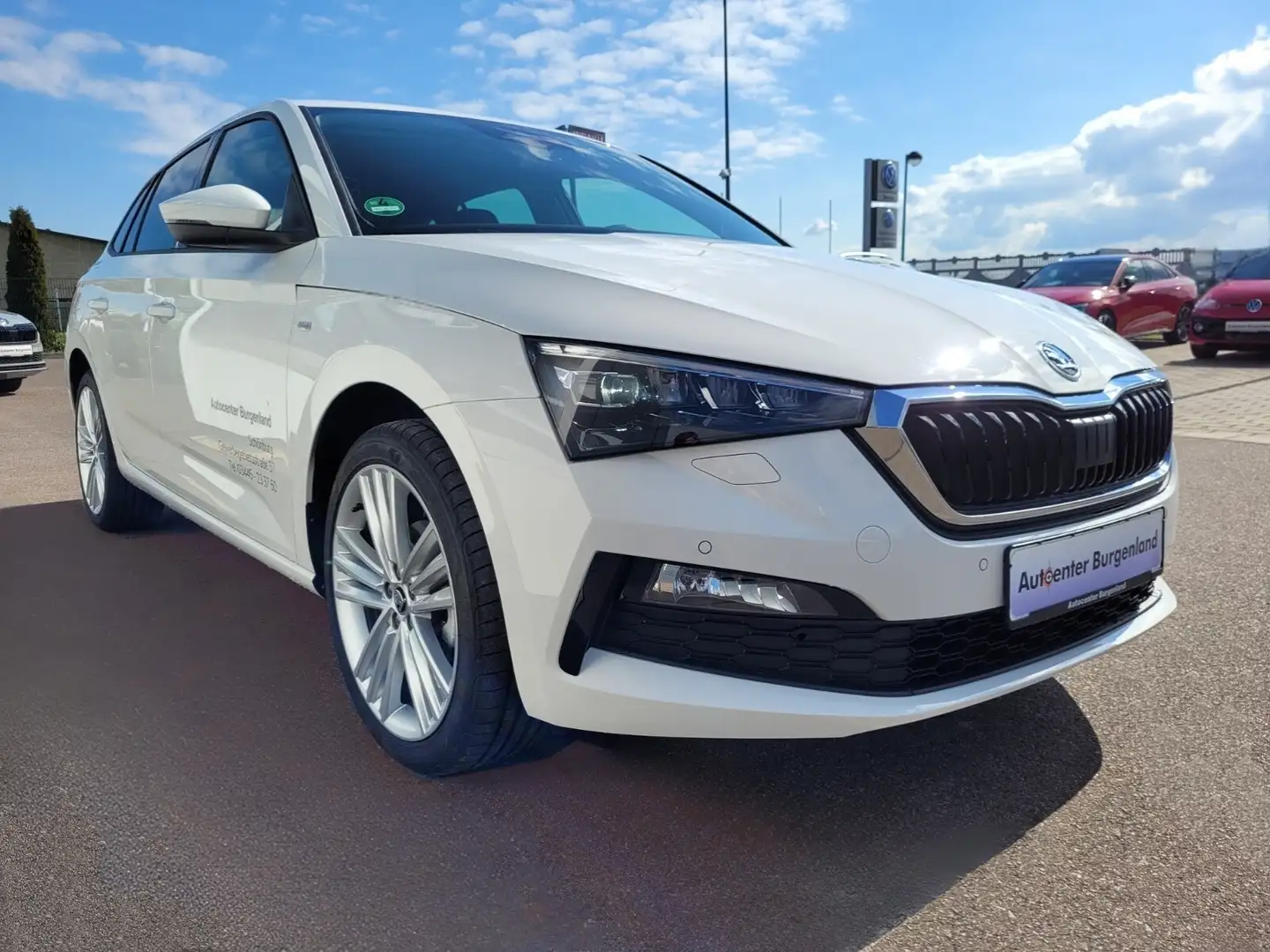 Skoda Scala 1.0 TSI Tour ANHÄNGERKUPPLUNG+RÜCKFAHRKAMERA+VOLL Weiß - 2