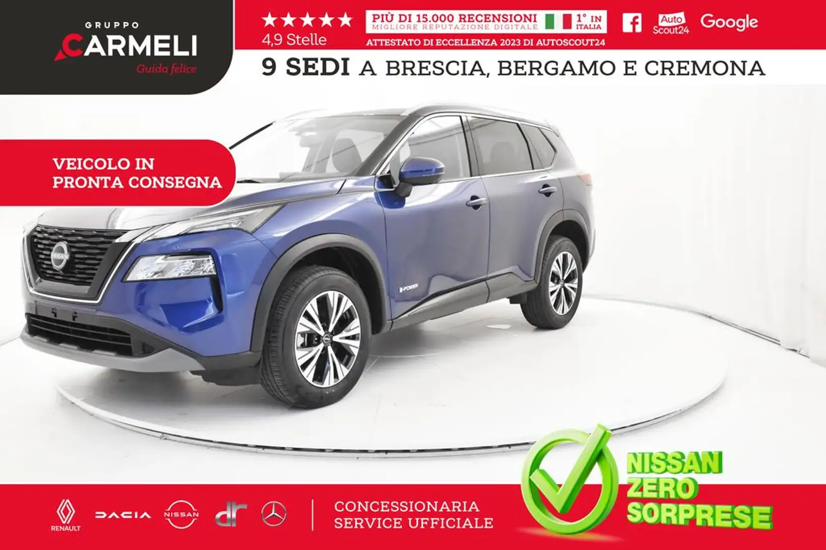 Nissan X-Trail 1.5 e-power N-Connecta 2wd Blu/Azzurro - 1