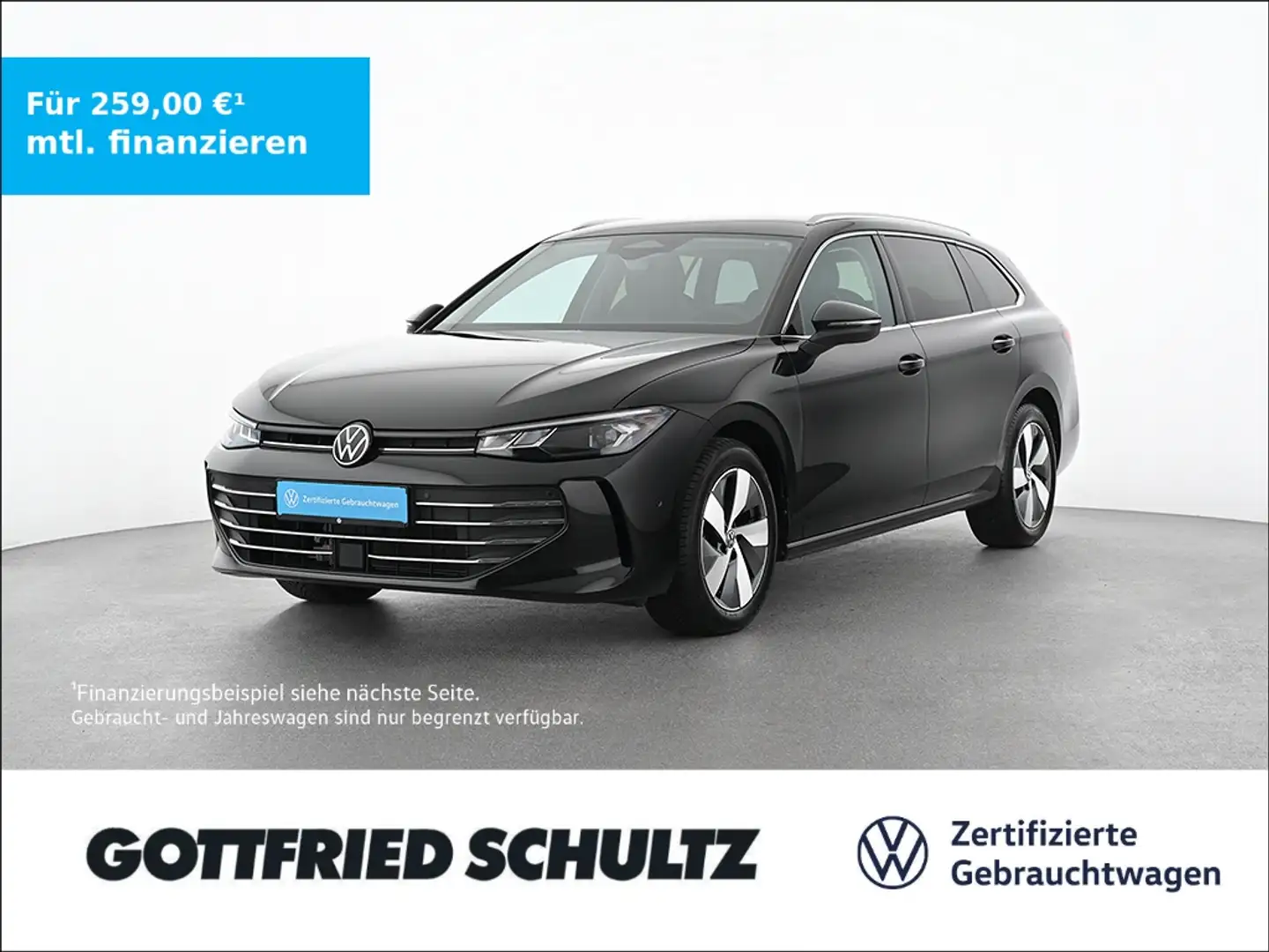 Volkswagen Passat Business eTSI DSG AHK Navi R-Kamera Negro - 1