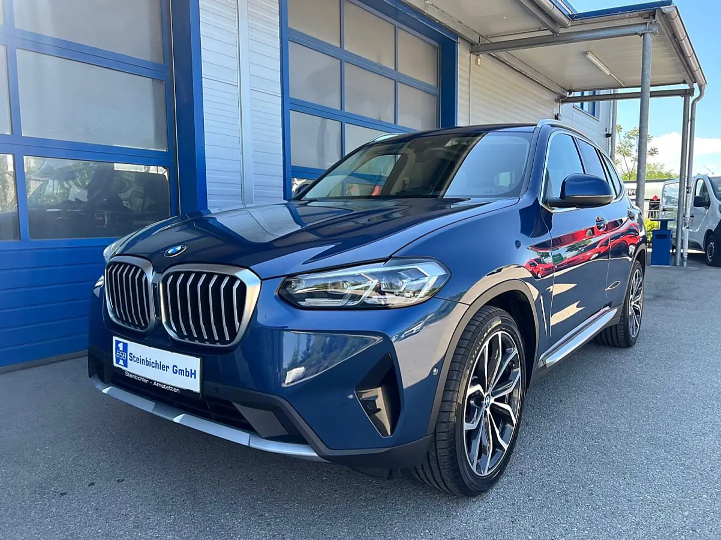 BMW X3 xDrive 20d 48V X Line Aut.el.AHK, Gestik, 20", Blau - 2