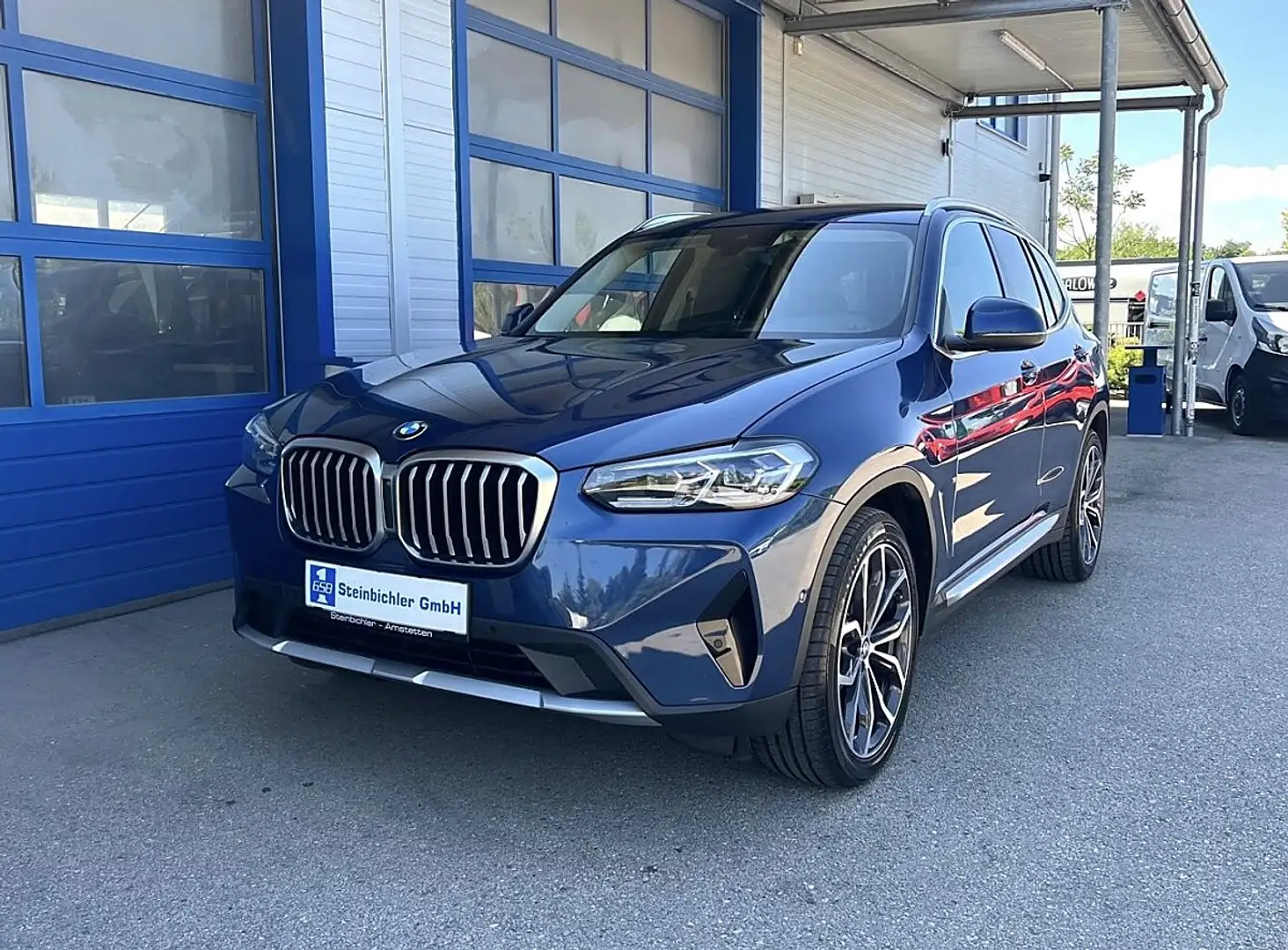 BMW X3 xDrive 20d 48V X Line Aut.el.AHK, Gestik, 20", Blau - 1