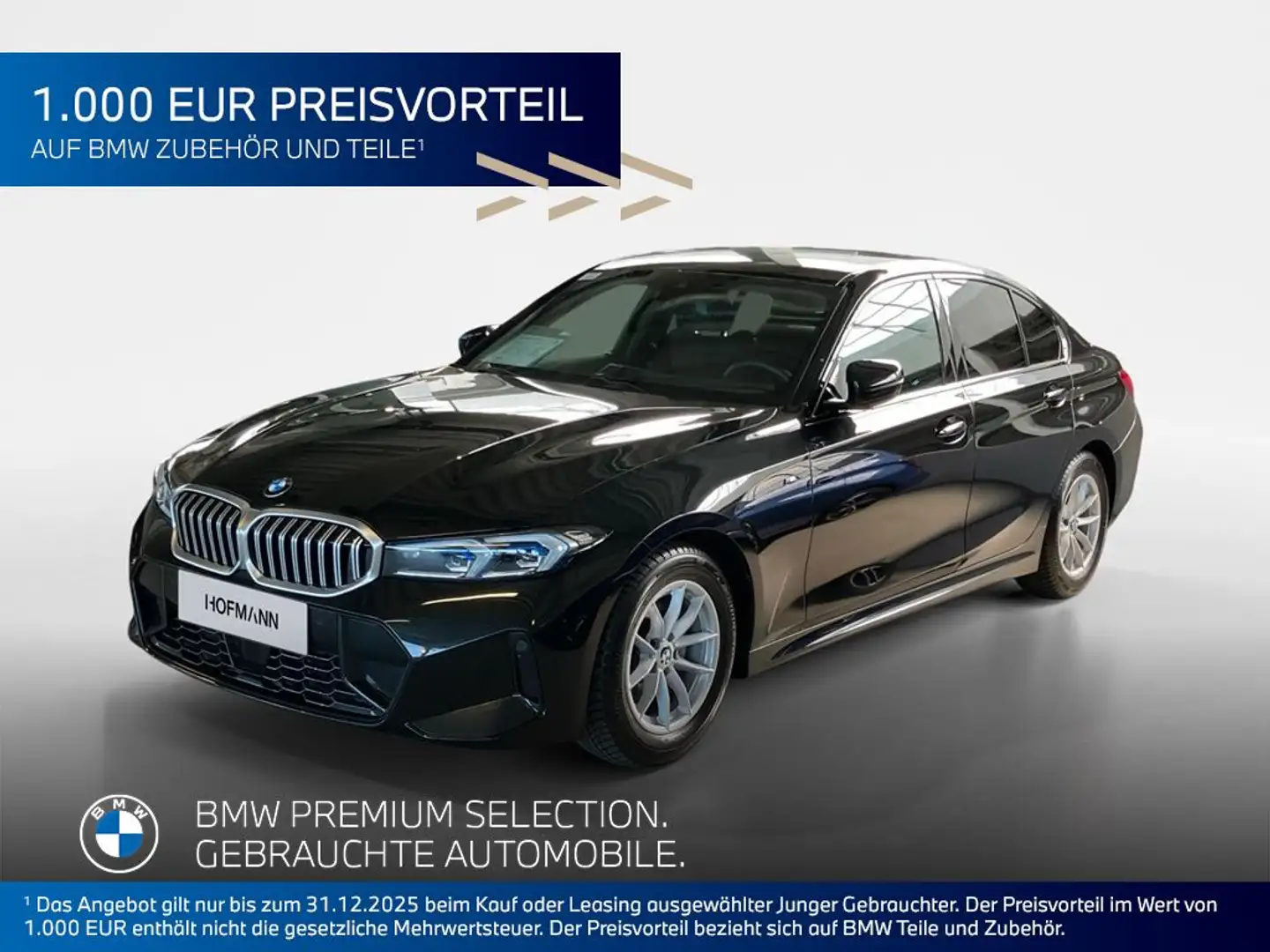 BMW 320 M Sport Schwarz - 1