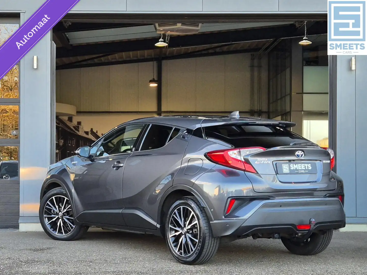 Toyota C-HR 1.8 Hybrid Style Automaat 1e Eig! |Cam|Clima|DAB Gris - 2