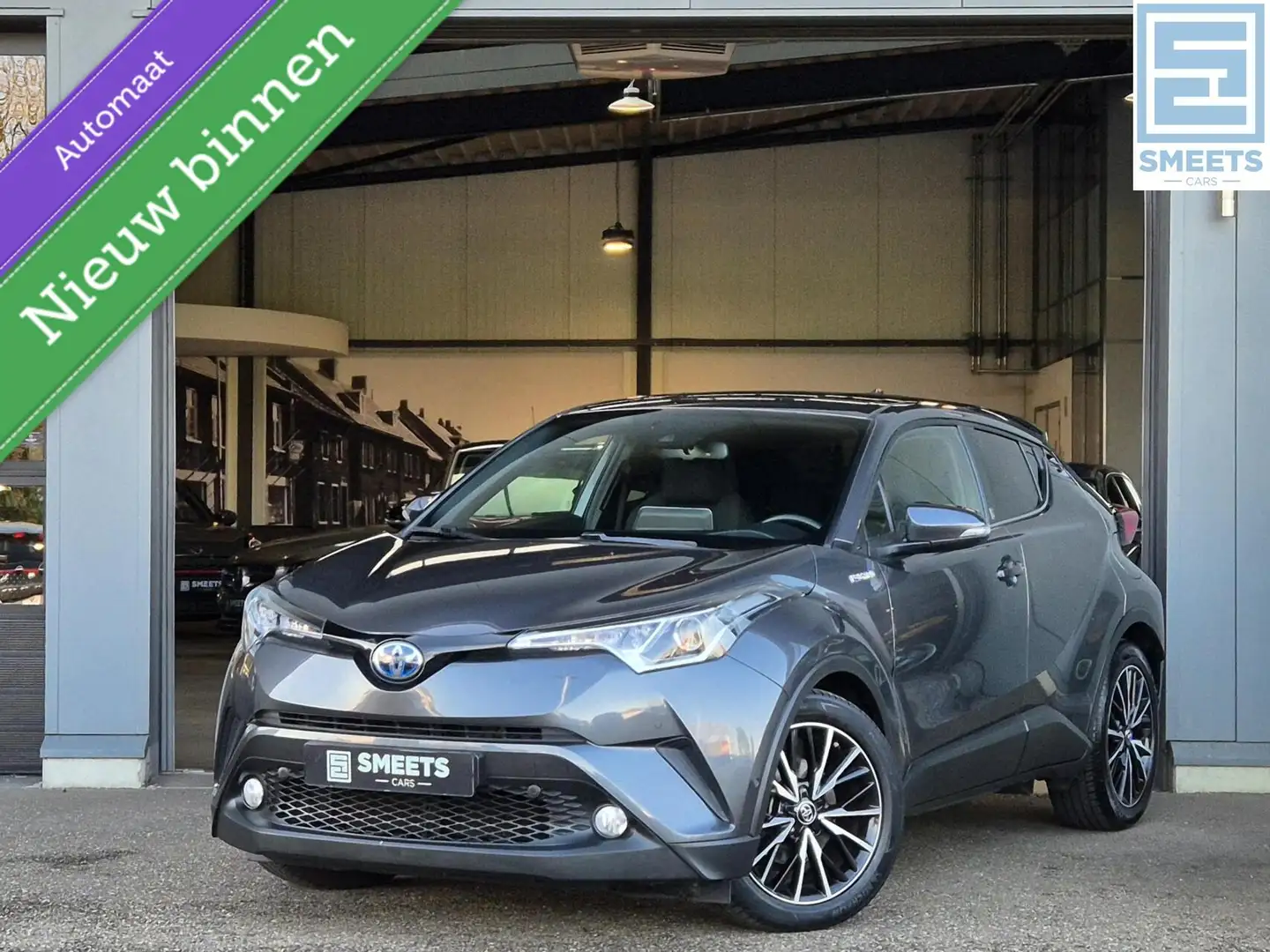 Toyota C-HR 1.8 Hybrid Style Automaat 1e Eig! |Cam|Clima|DAB Gris - 1