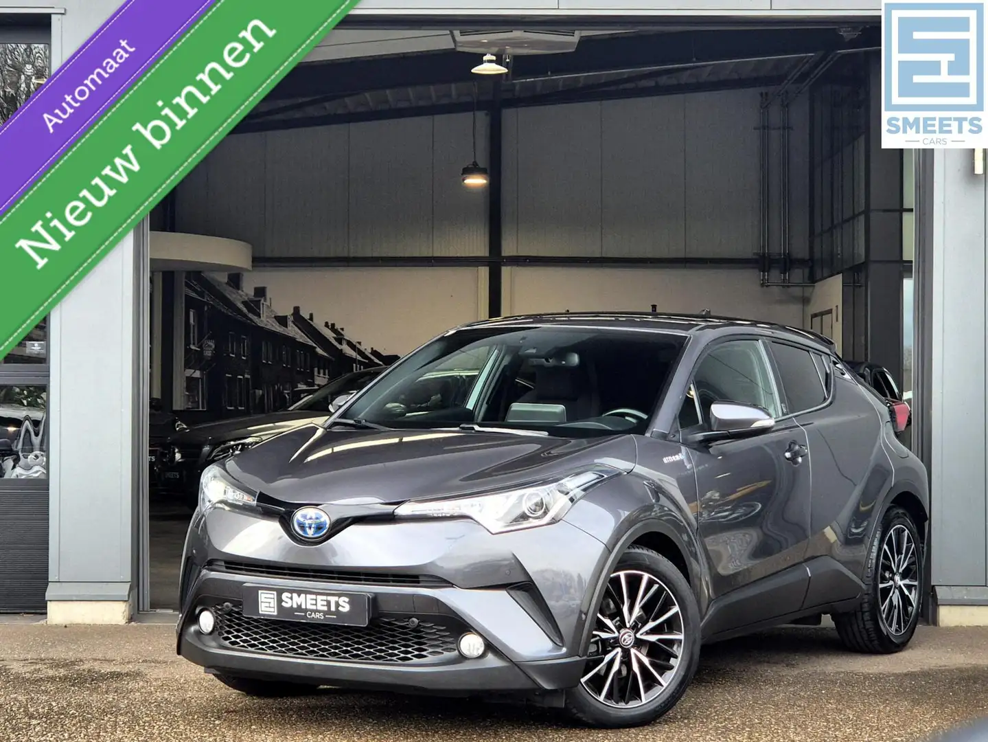 Toyota C-HR 1.8 Hybrid Style Automaat 1e Eig! |Cam|Clima|DAB Grijs - 1