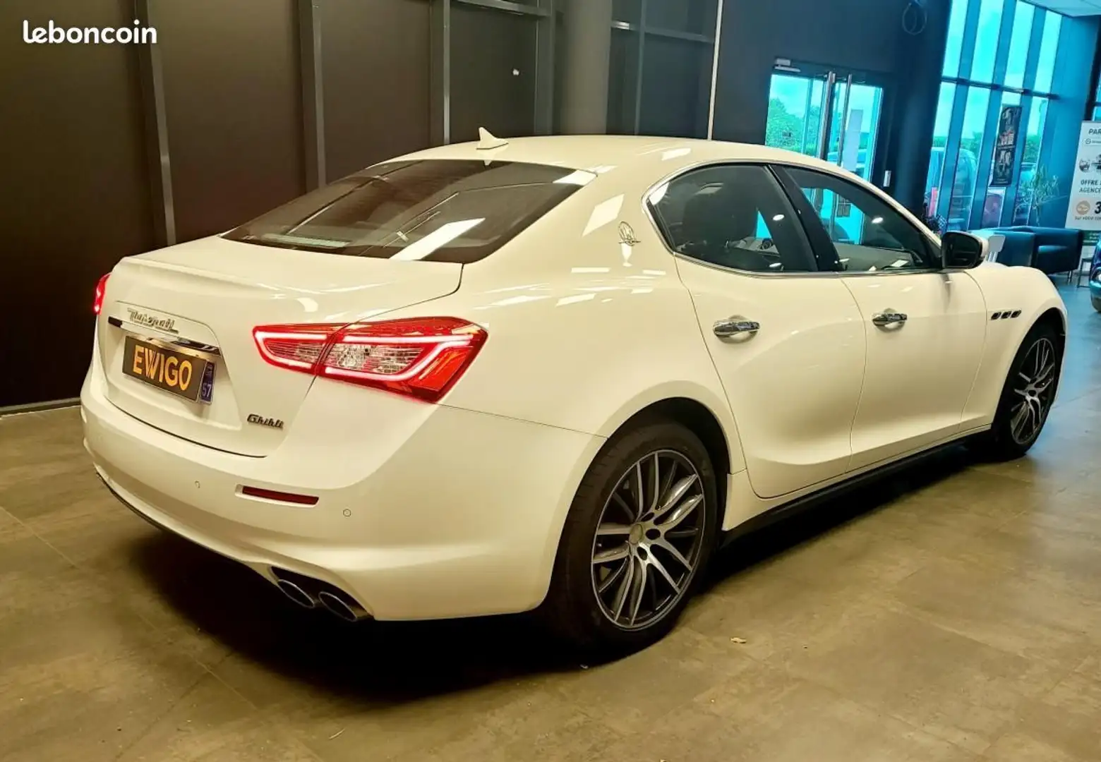 Maserati Ghibli 3.0 DIESEL 275 BVA Blanc - 2