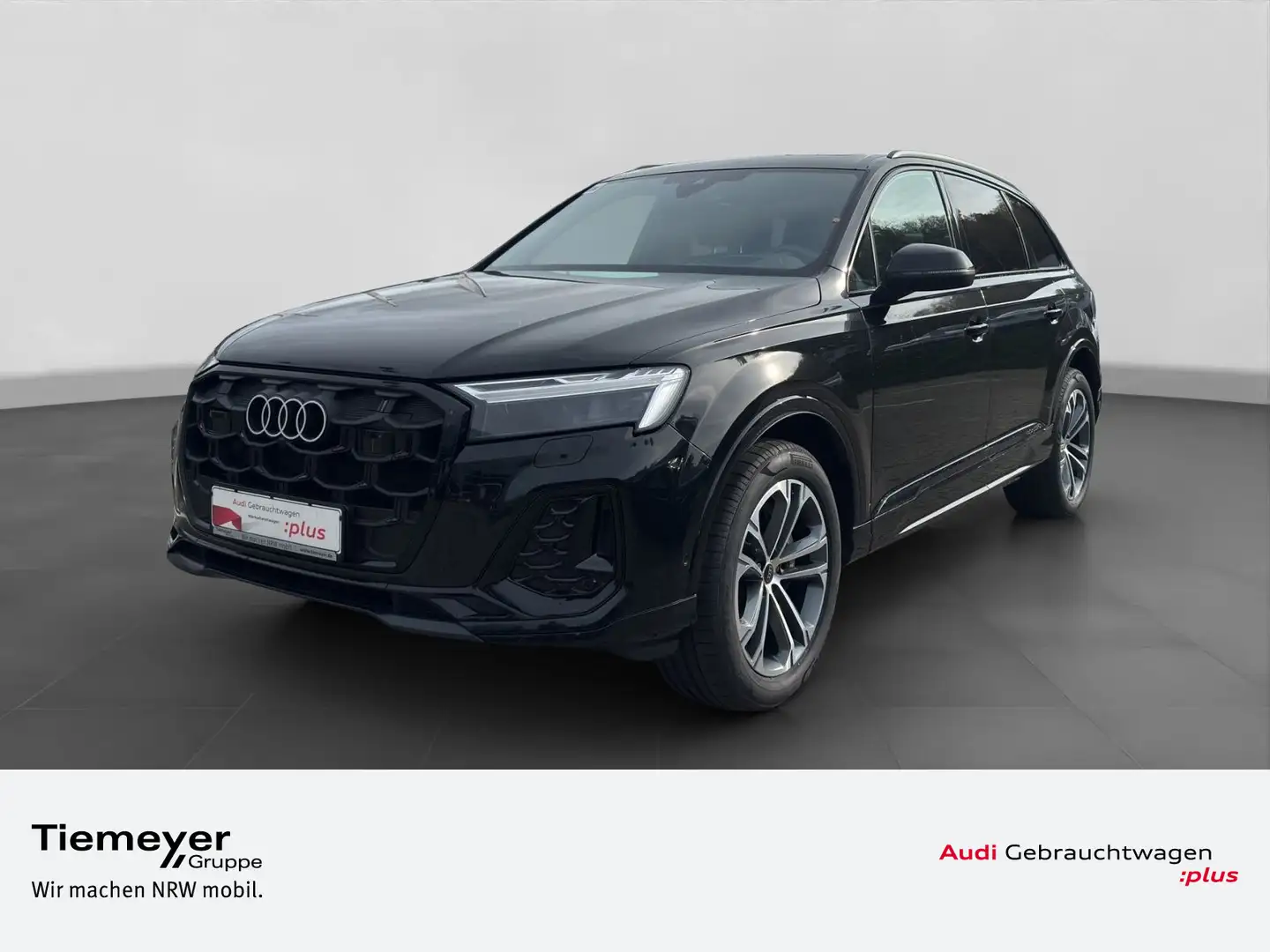 Audi Q7 45 TDI Q 2x S LINE 7-SITZE PANO LEDER AHK Schwarz - 1