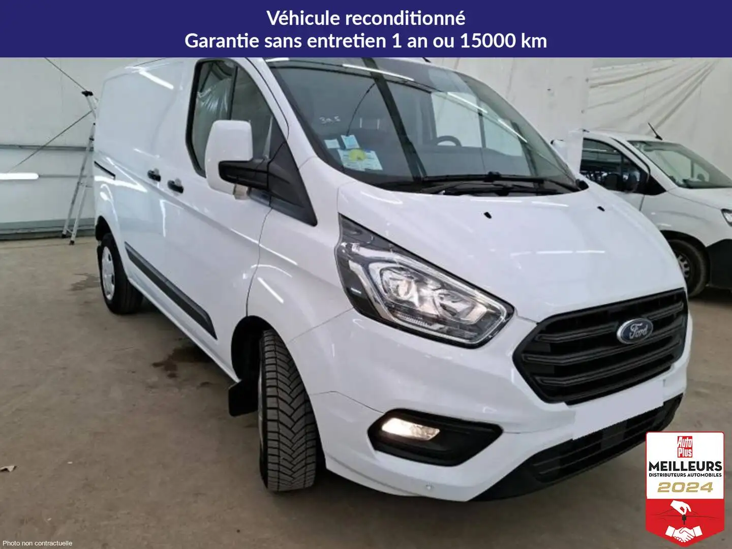 Ford Transit Custom Transit Custom FGN 280 L1H1 Ecoblue 130 BVA Trend Blanc - 2