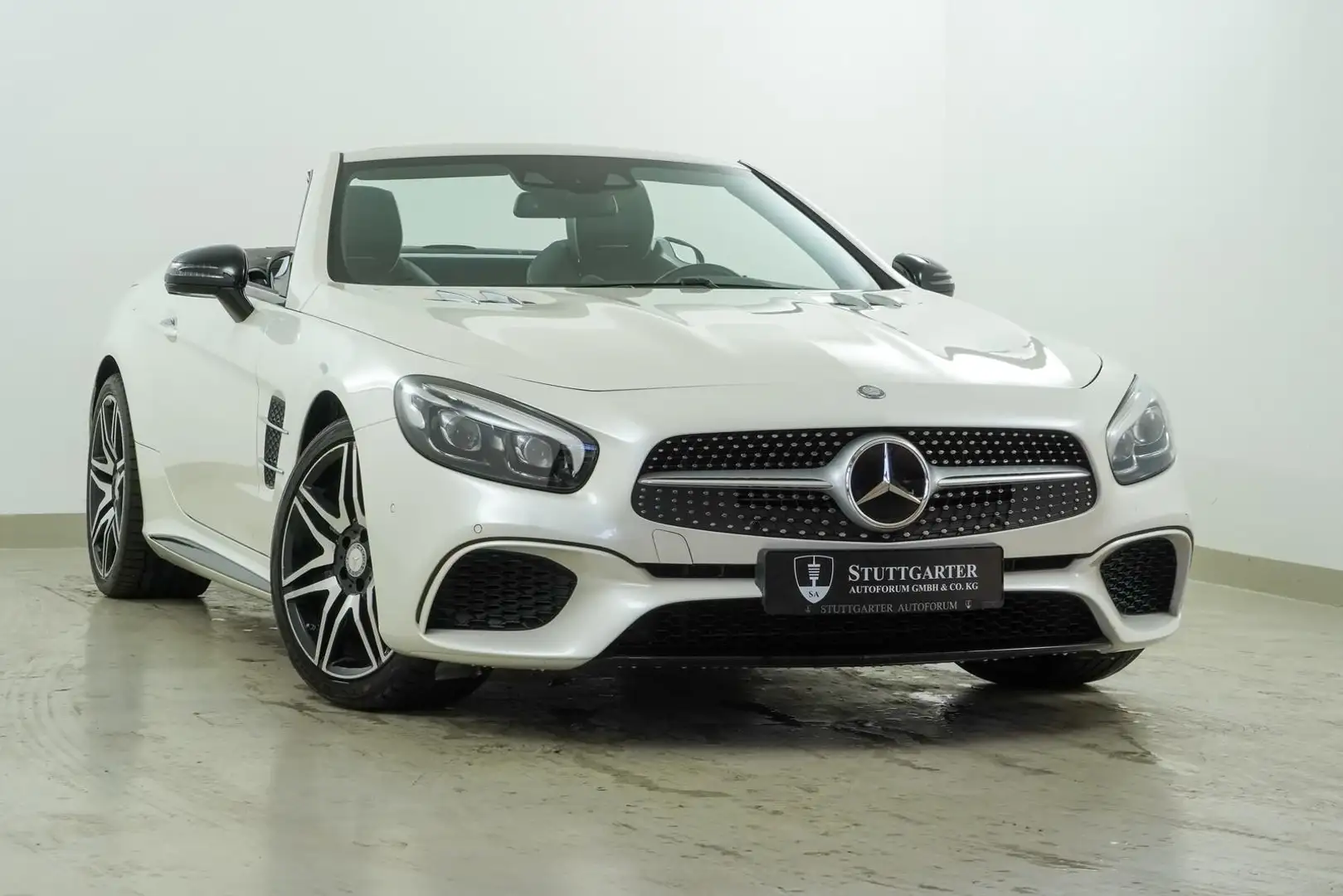 Mercedes-Benz SL 400 SL 400 AMG Line deutsches Fahrzeug Pano Distr Weiß - 2