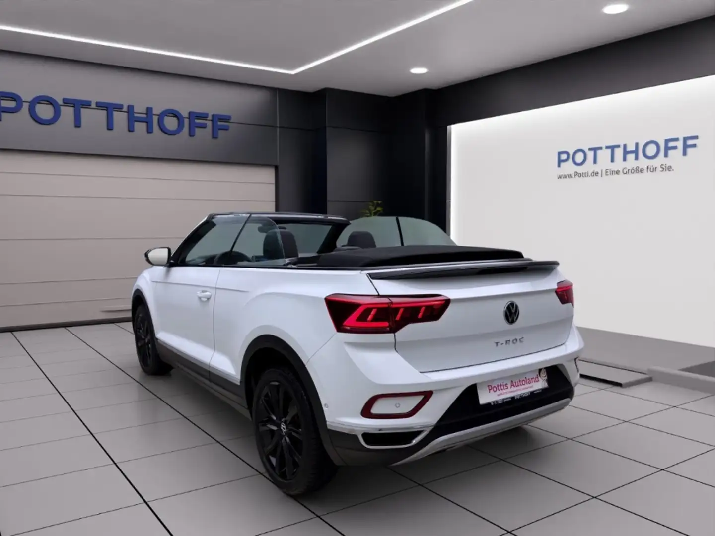 Volkswagen T-Roc Cabriolet 1.0 TSI STYLE NAVI KAMERA PDC SITZHZG Weiß - 2