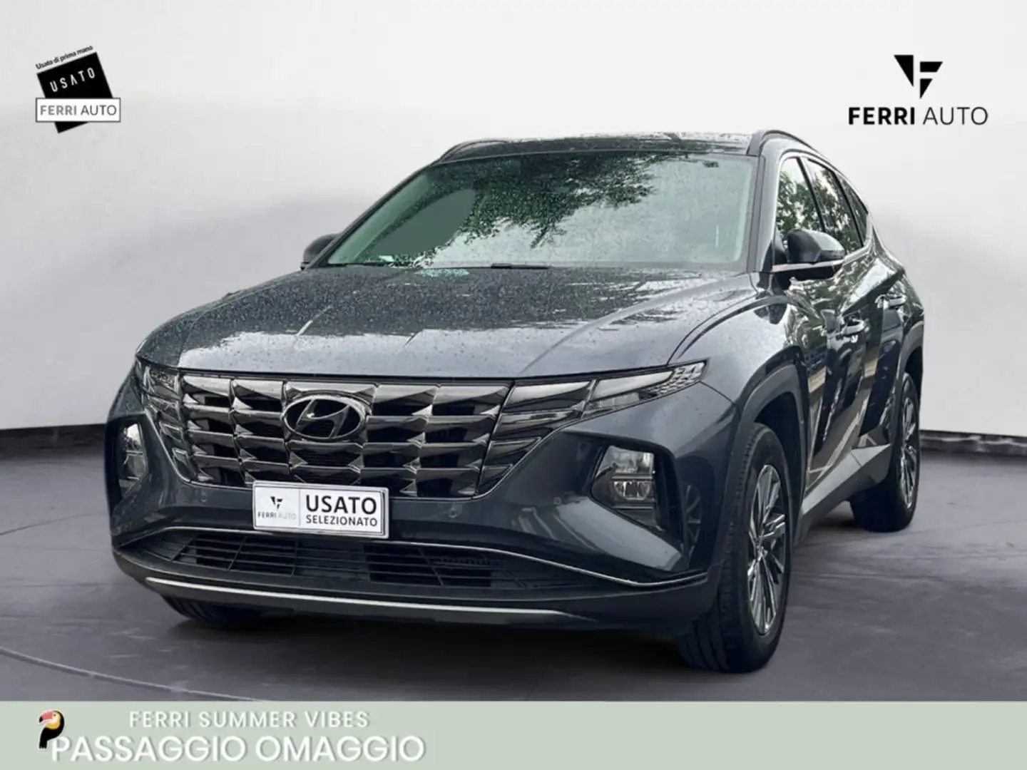 Hyundai TUCSON 1.6 HEV aut. XLine Grau - 1