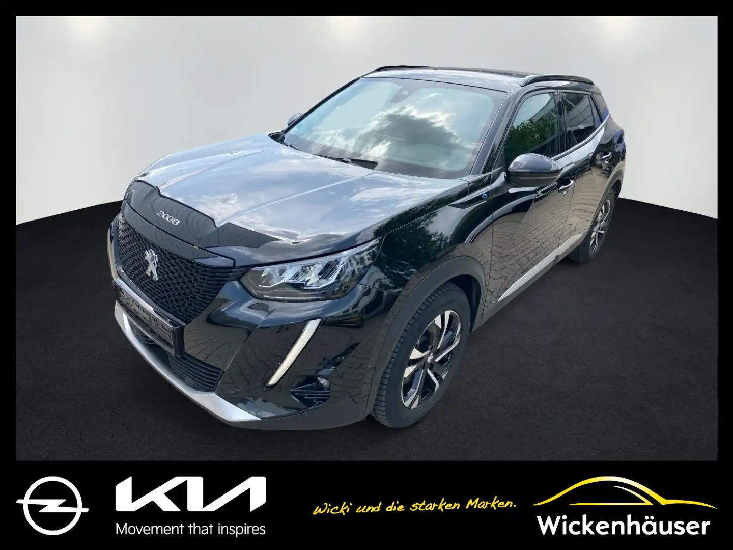 Peugeot 2008 Elektro Allure Pack Navi Kamera SHZ 17'' Schwarz - 1