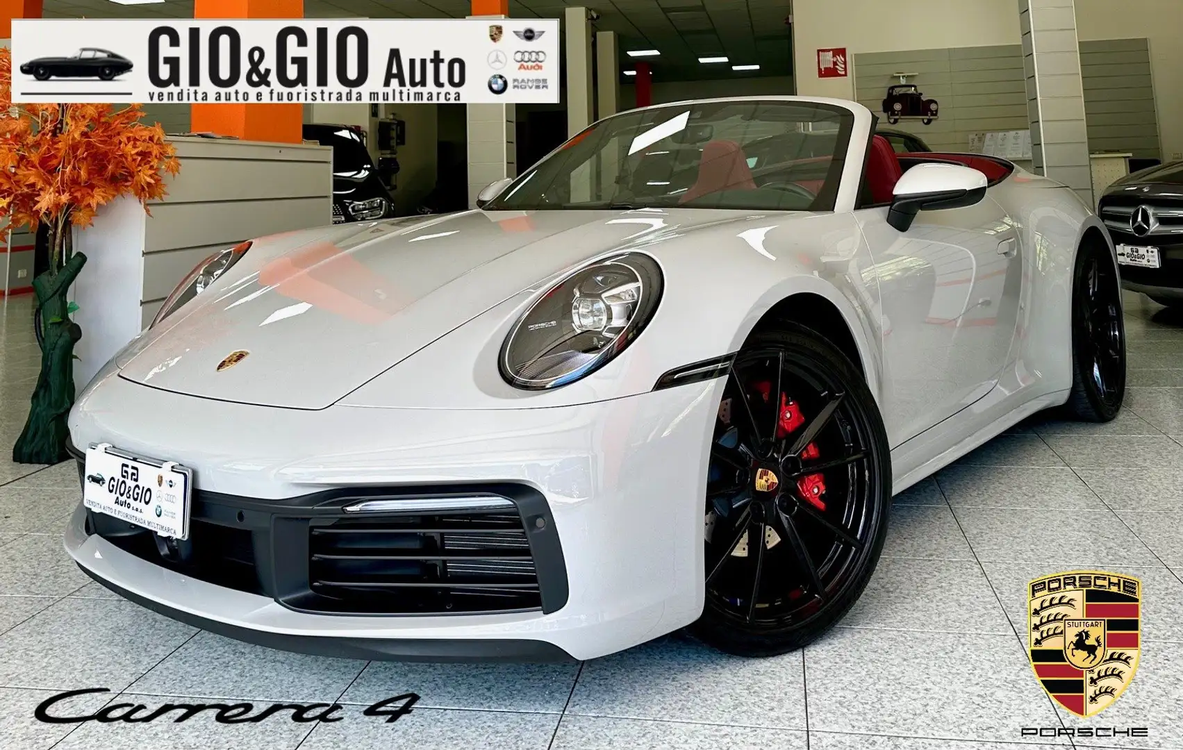 Porsche 992 911 992 Cabrio Cabrio 3.0 Carrera 4 auto Gris - 1