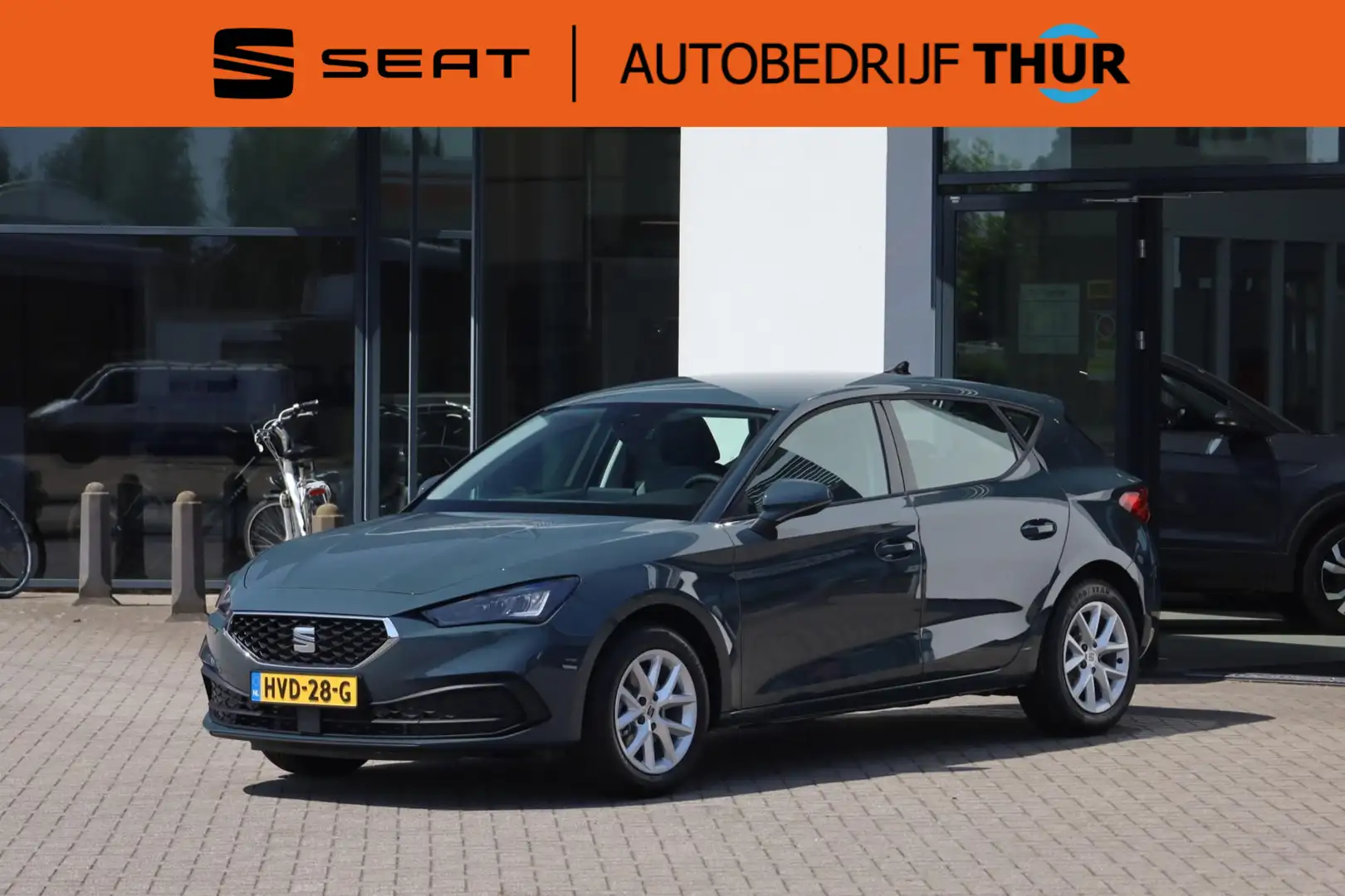 SEAT Leon 1.5 TSI Style 115PK / 85kW LED koplampen, Apple Ca Blauw - 1
